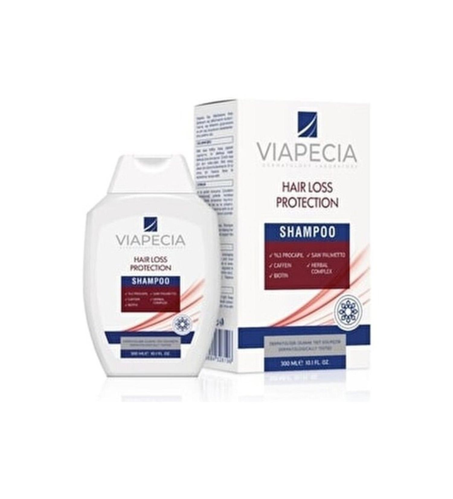 Viapecia Anti Hair Loss Shampoo 300 ml All Hair Types Sulfate Free & Daily Use