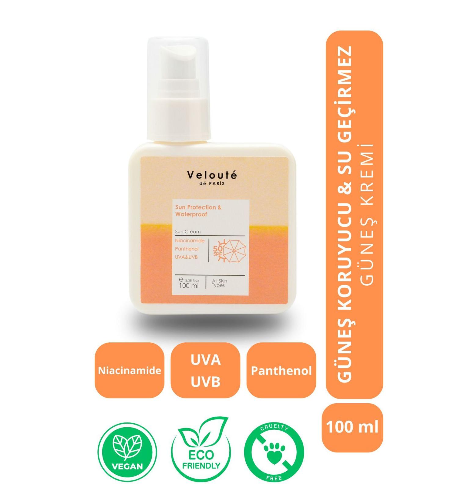 Veloute de Paris Sunscreen & Waterproof Sun Cream 100 ml