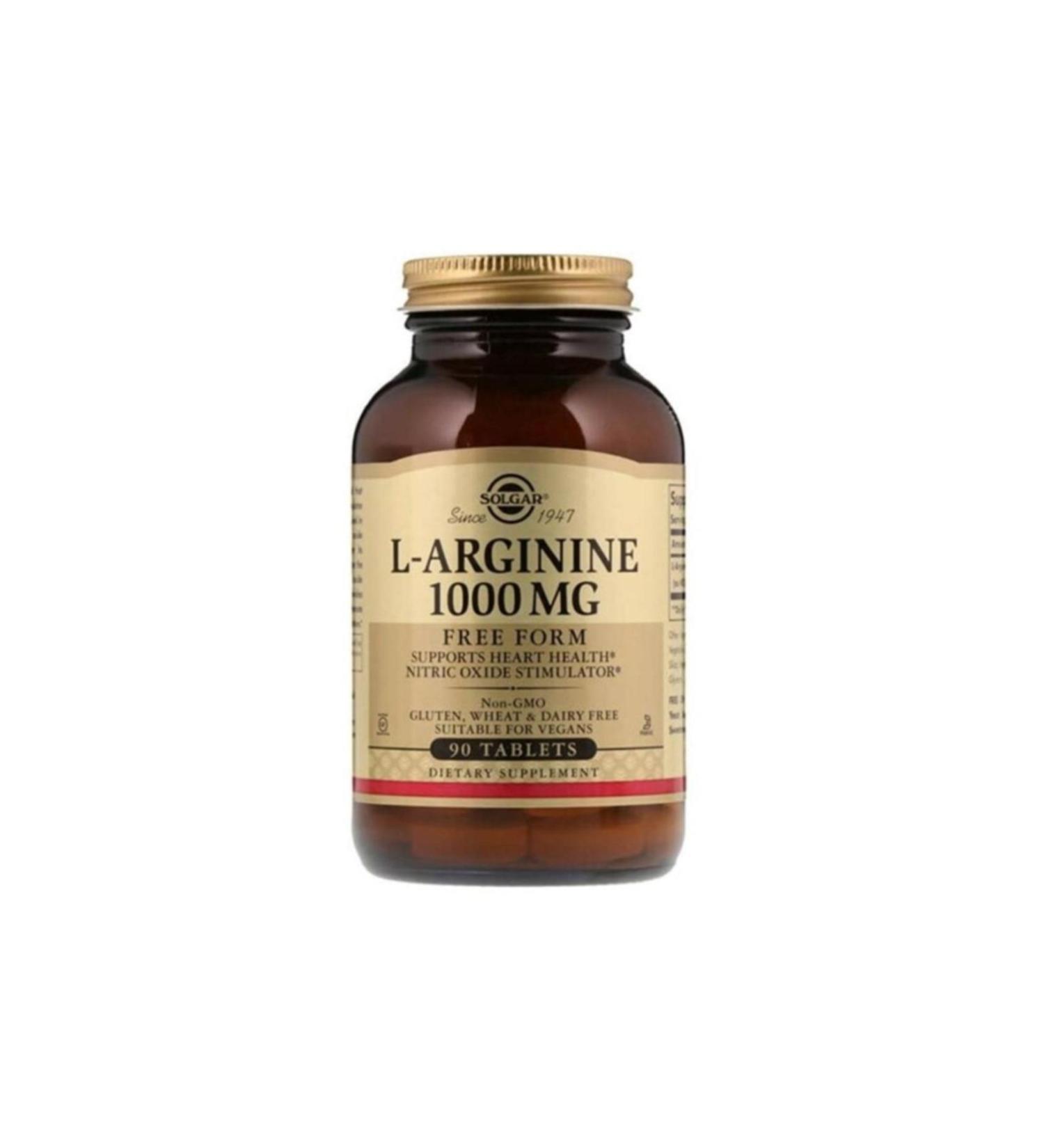 Solgar L Arginine 1000 Mg 90 Tablets