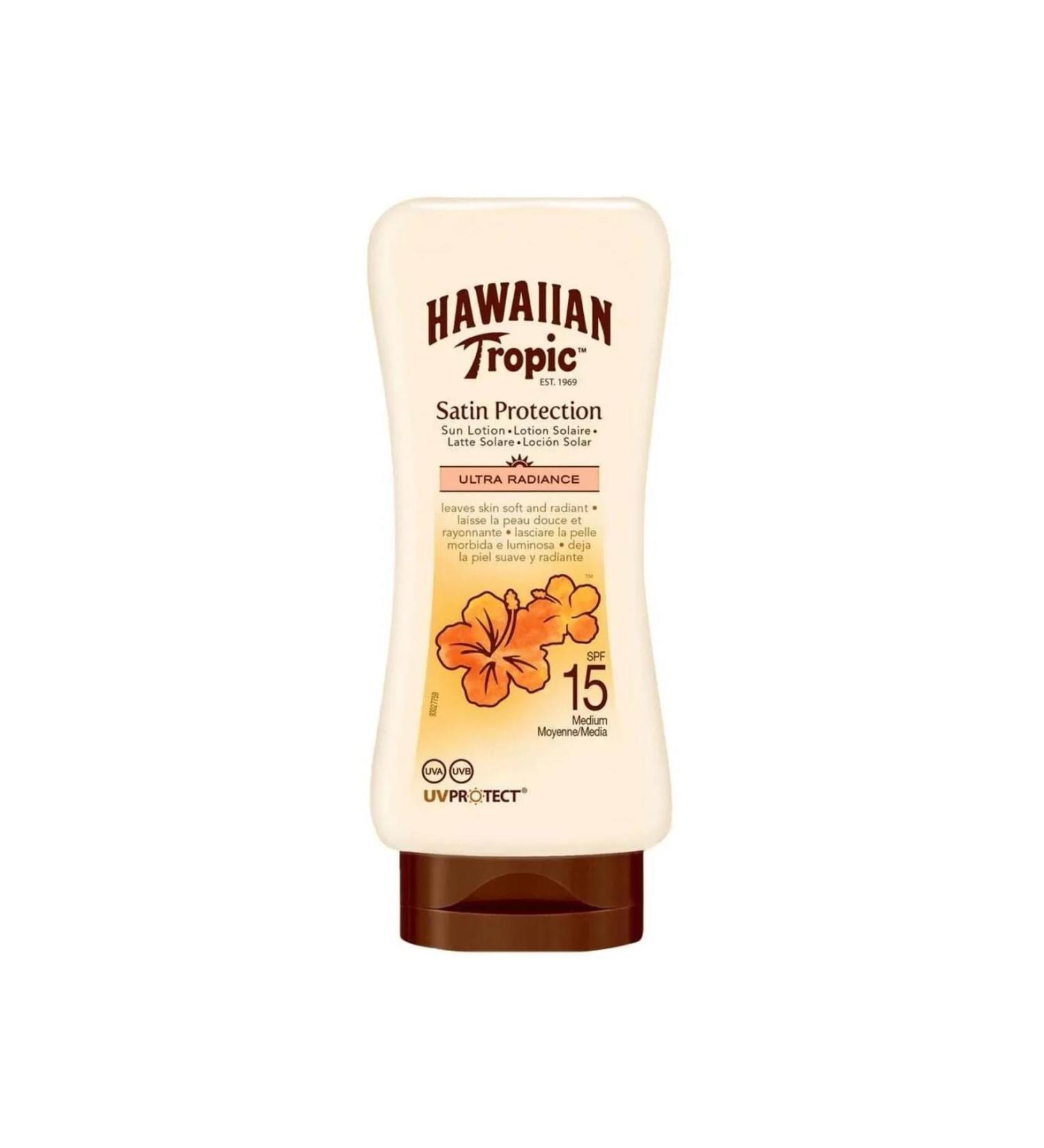Hawaiian Tropic Satin Protection Lotion Spf15 180ml