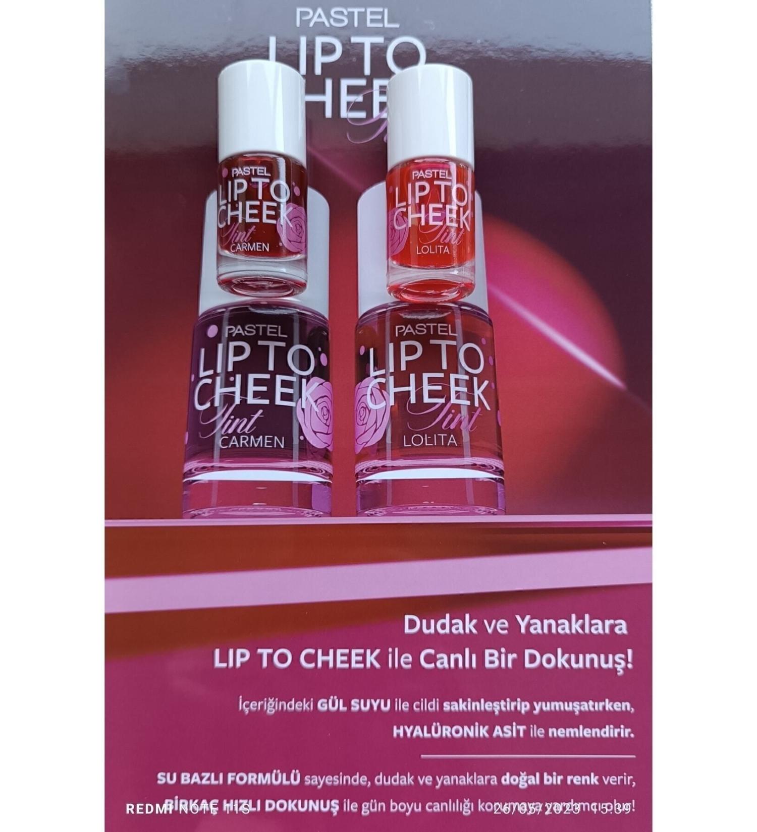 Pastel 2-pack Lip To Cheek Tint Carmen&lolita - Buy Online on GoSupps.com