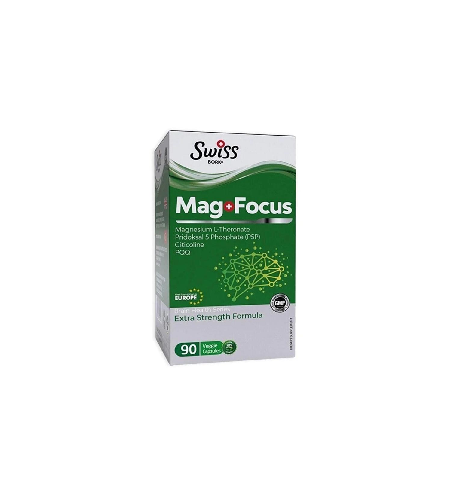 Bork Swiss Natural MAG+FOCUS 90 CAPSULES