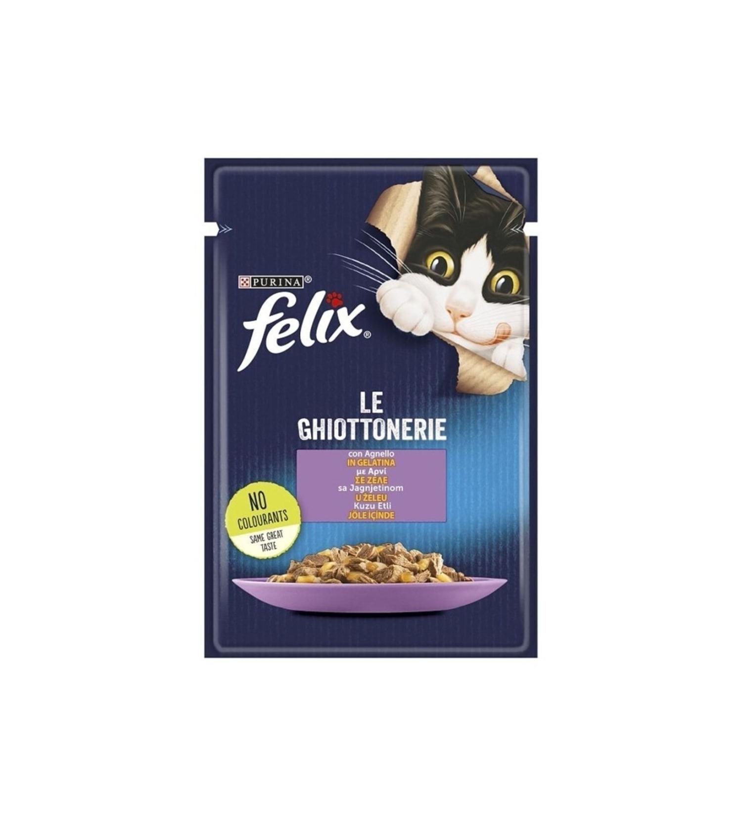 FELIX Lamb Pouch Cat Wet Food 20 X 85 Gr.