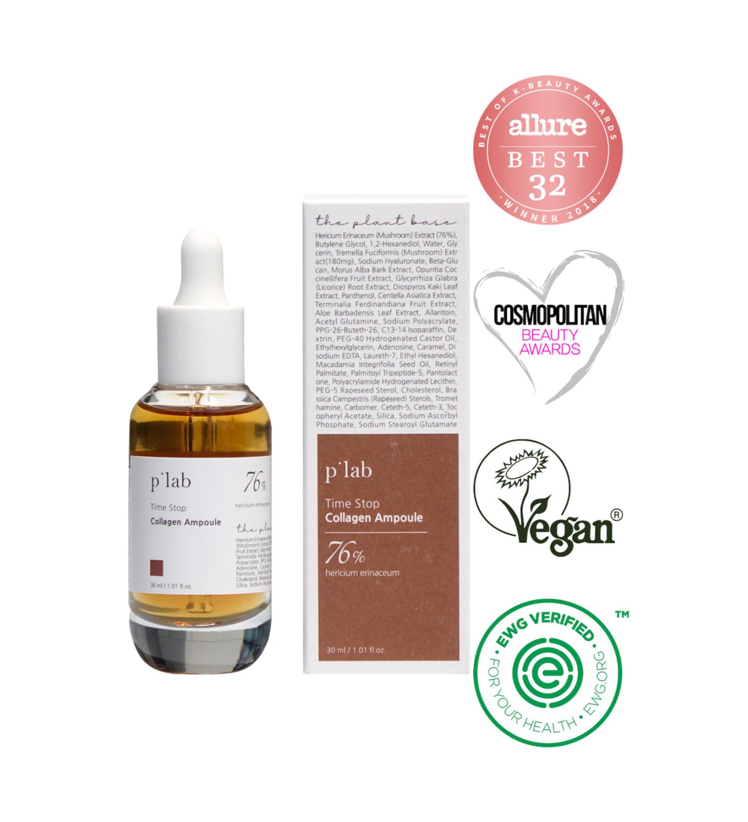 The Plant Base Time Stop Collagen Ampoule - Anti-Aging Serum 30ml