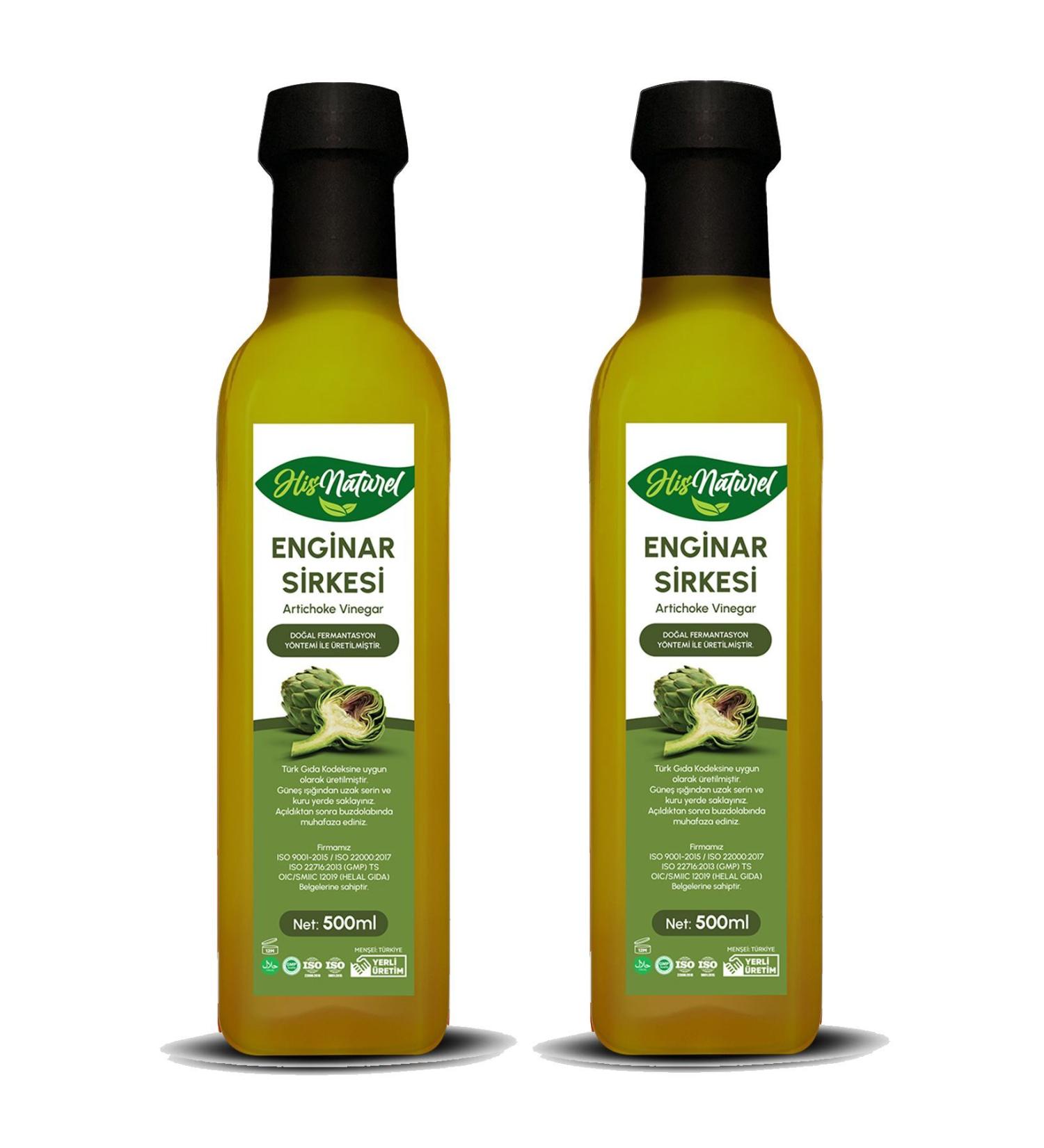 Organic Aged Artichoke Vinegar Natural Fermentation 2-Pack 500 ml. - Buy Online on GoSupps.com