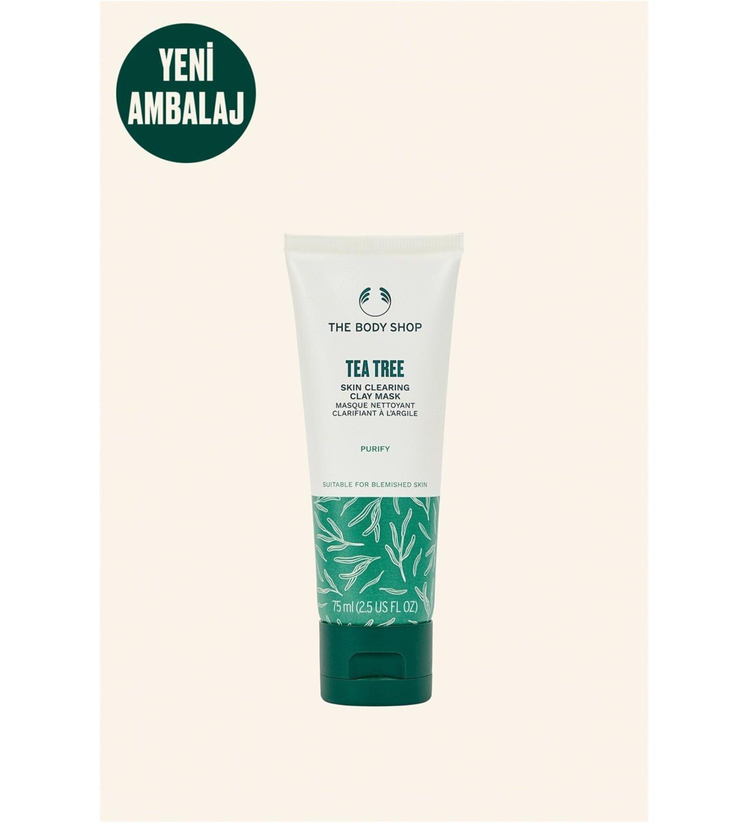 THE BODY SHOP Tea Tree Tea Tree Purifying Clay Mask 75 ml - Buy Online on GoSupps.com