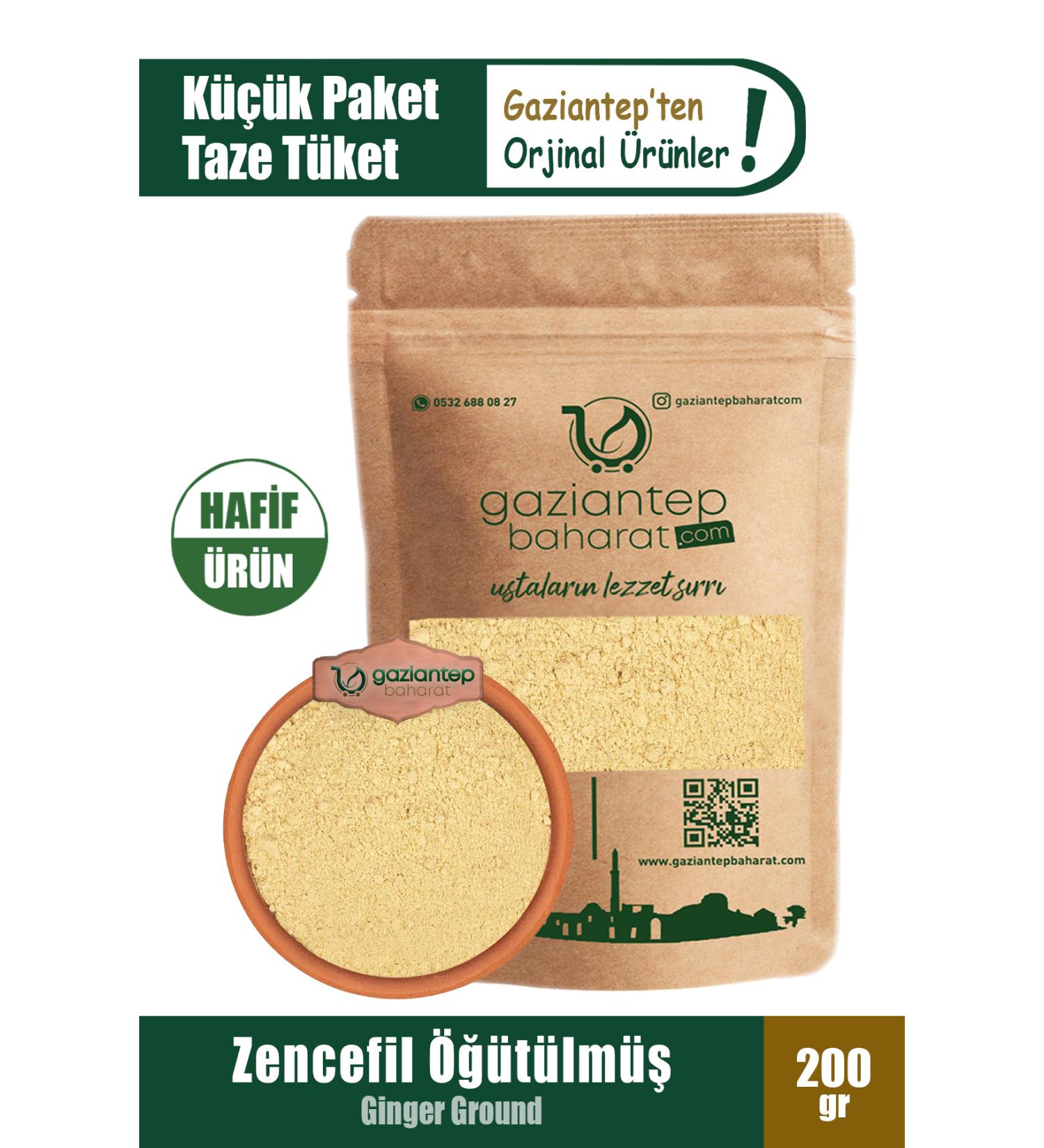 Gaziantep Spice Ginger 200gr Ground - Buy Online on GoSupps.com