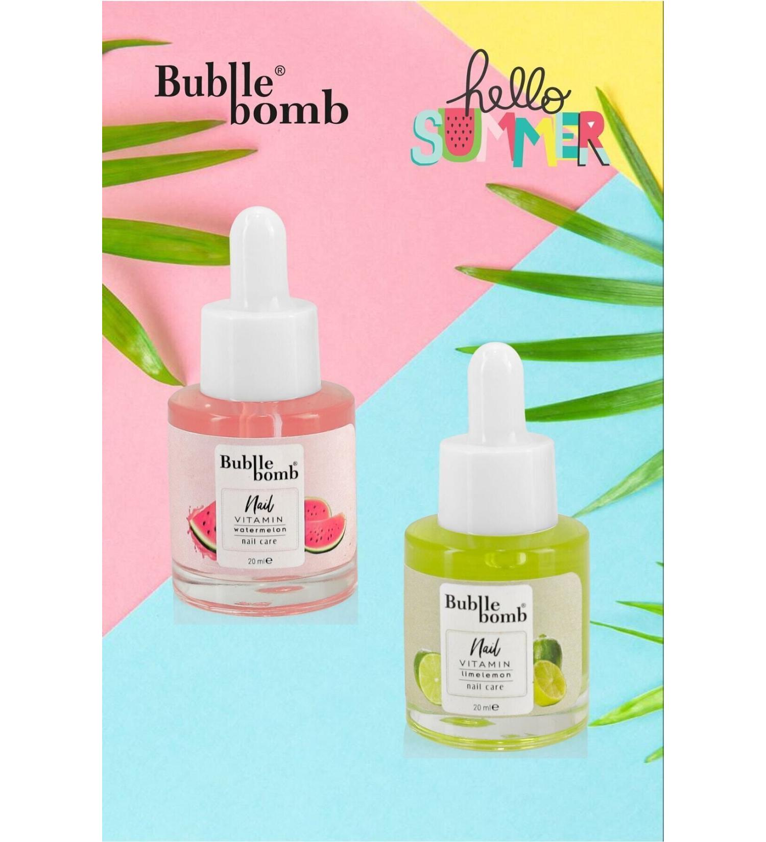 BUBBLEBOMB Nail Care Oil Nail Vitamin Oil Watermelon&lime