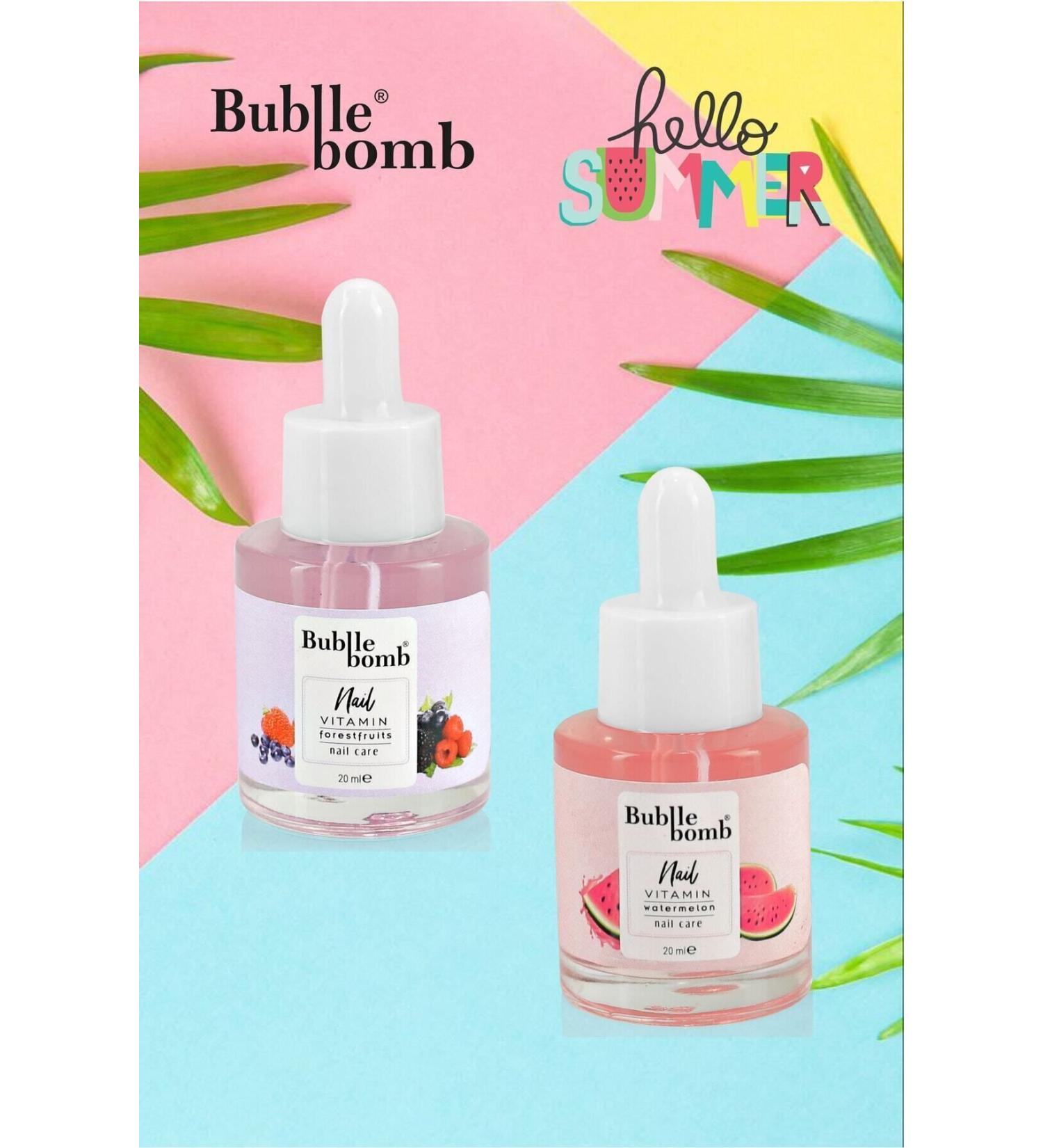 BUBBLEBOMB Nail Care Oil Vitamin Nail Oil Watermelon Forestfruits - Buy Online on GoSupps.com