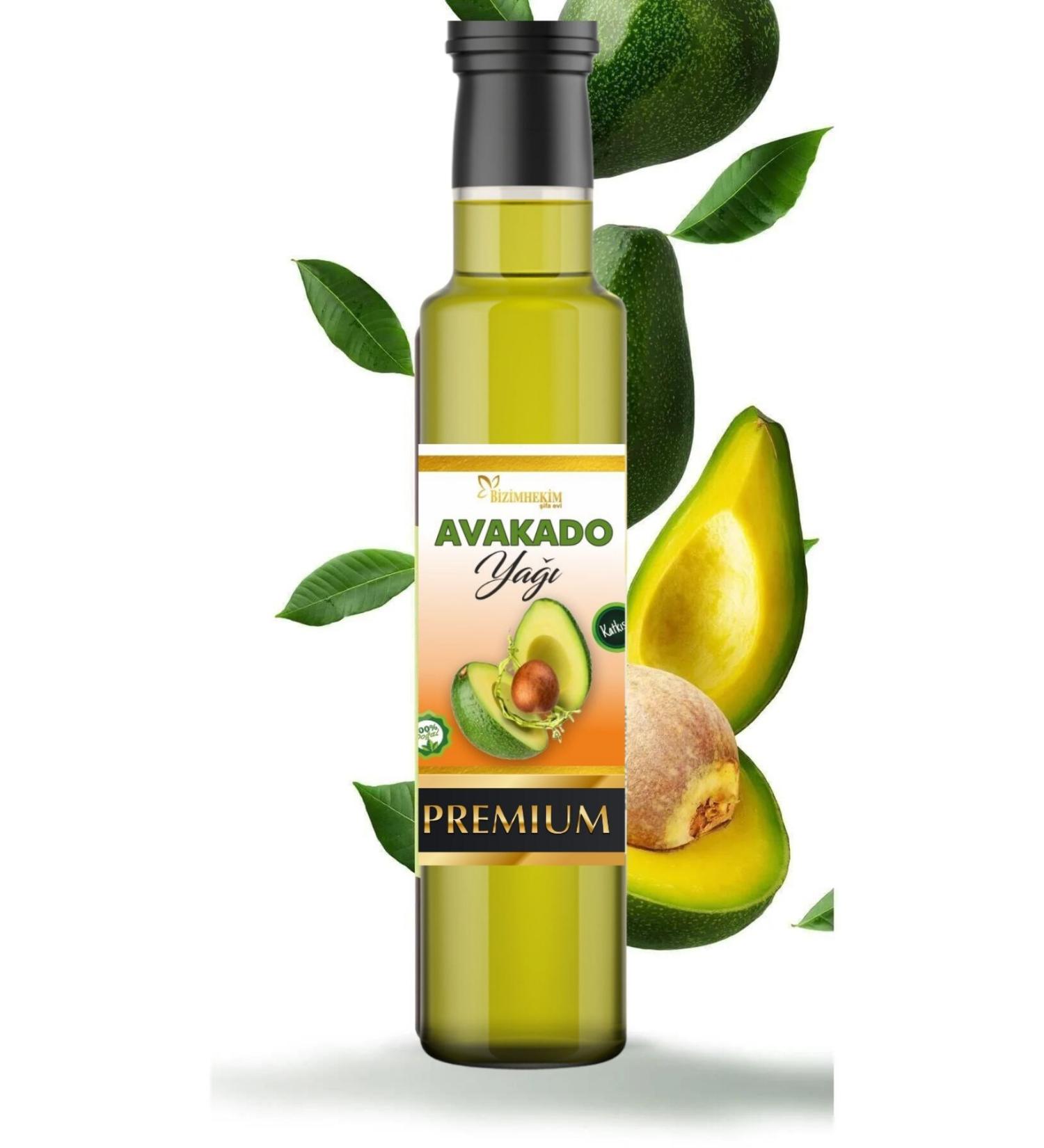 BIZIMHEKIM Avocado Oil 0 Cold Pressed Glass Bottle Avocado Oil Natural 250 ml Avocado Oil - Buy Online on GoSupps.com