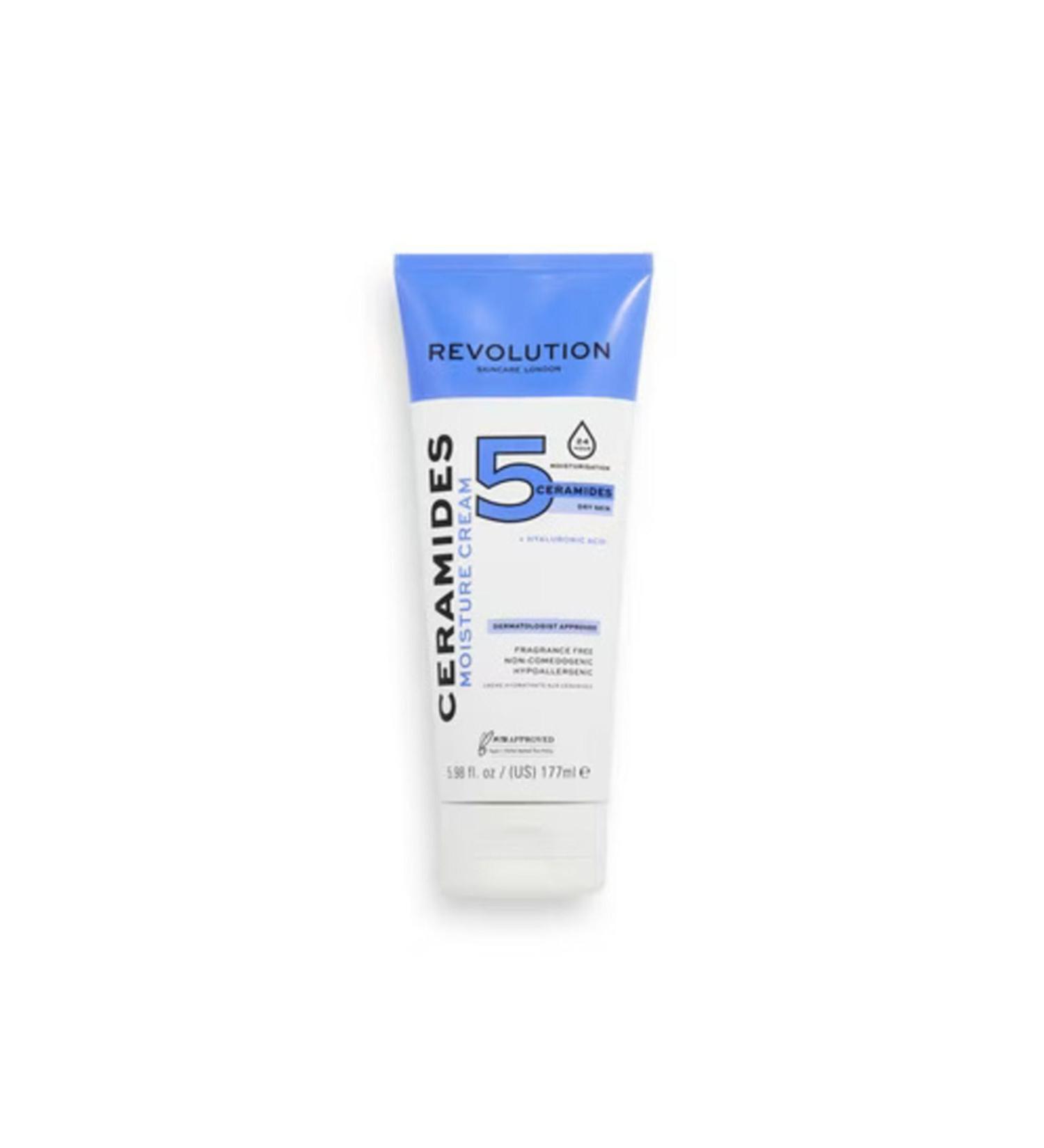 Revolution Skincare Ceramides Skin Lightening Cream for Moisturizing Dry Skin 177 ml