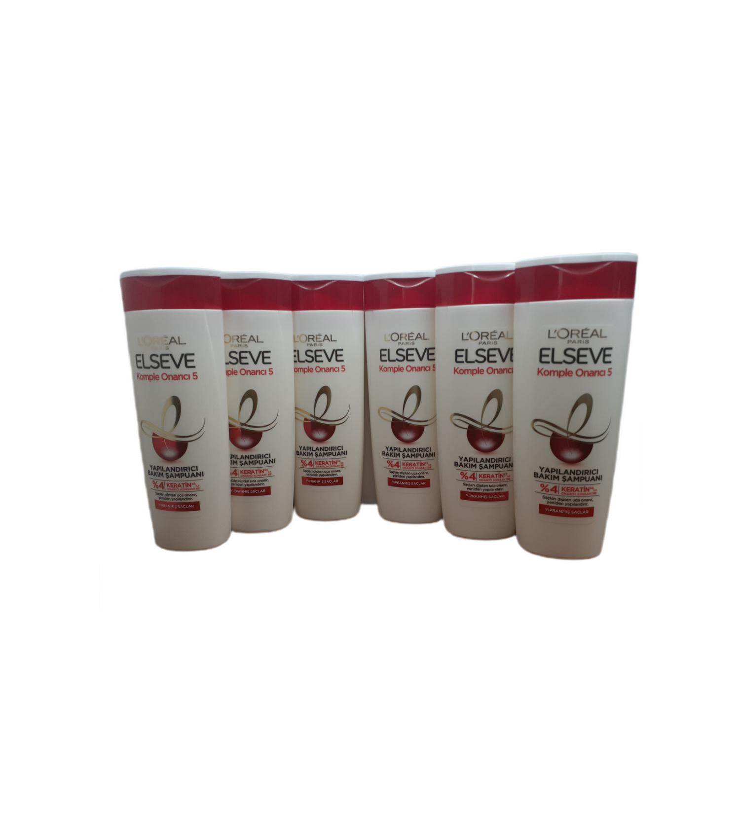 Elseve COMPLETE REPAIR 5 CONSTRUCTIVE CARE SHAMPOO 400 ML X 6 PIECES