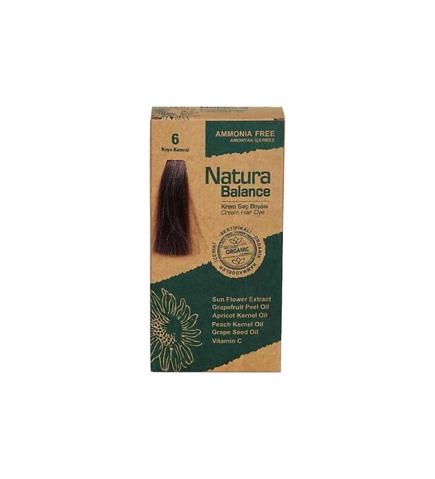 Fertile Anatolia Natura Balance Cream Hair Dye - Organic Certified Dark Blonde 6