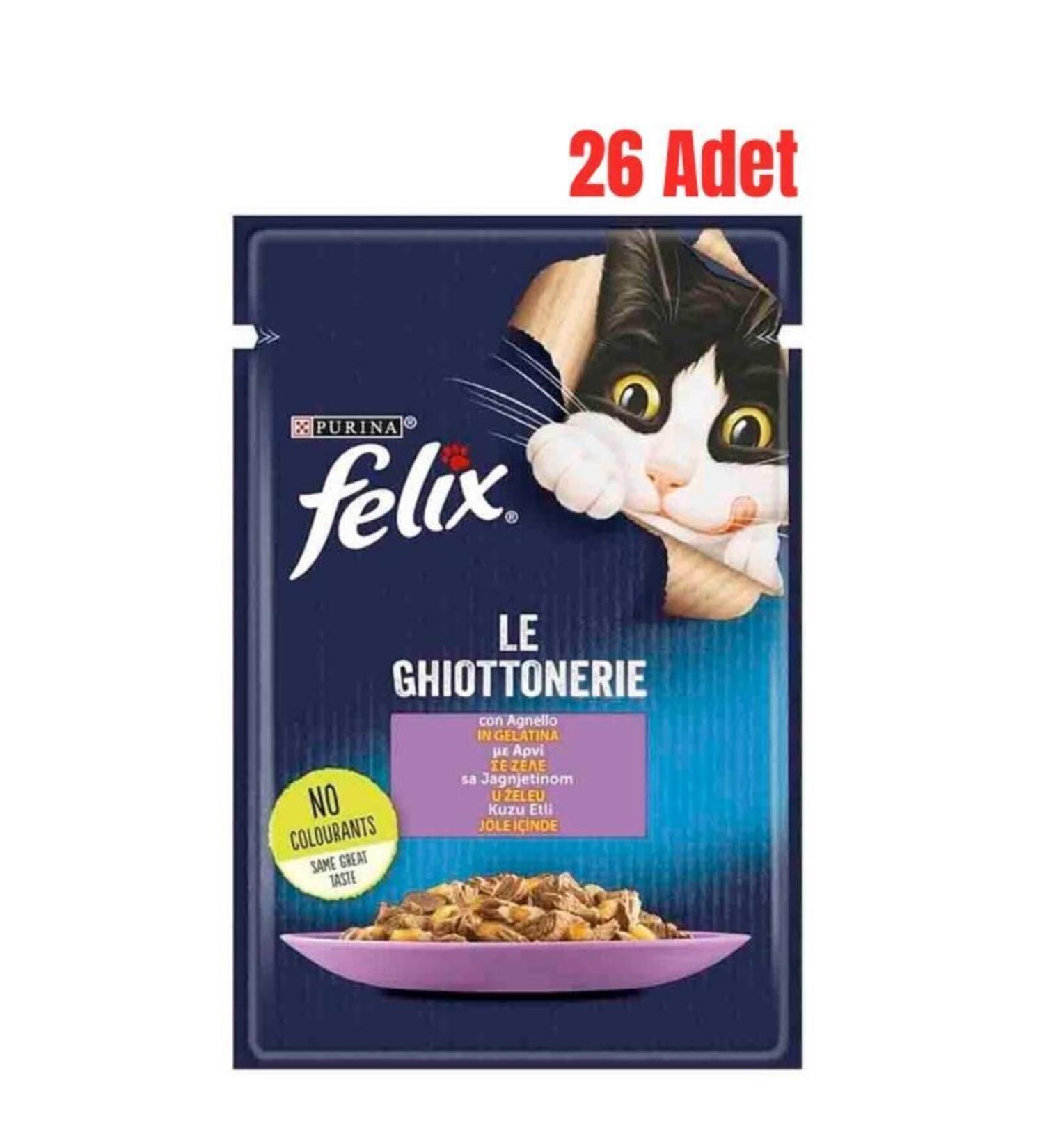 FEL X Felix Lamb Pouch Cat Canned 85 Gr x 26