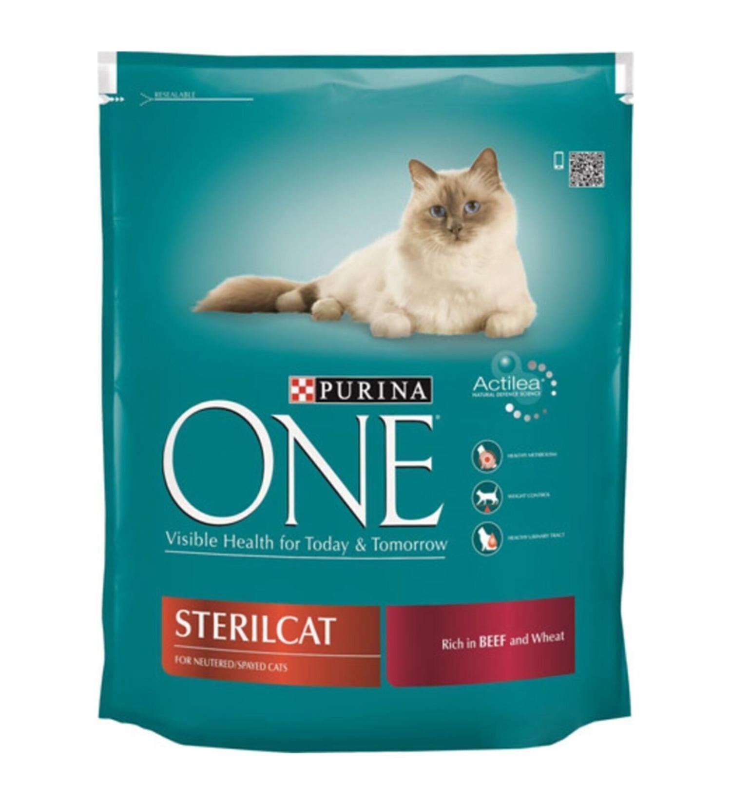 Purina One One Sterilcat Beef&wheat 6x1.5kg