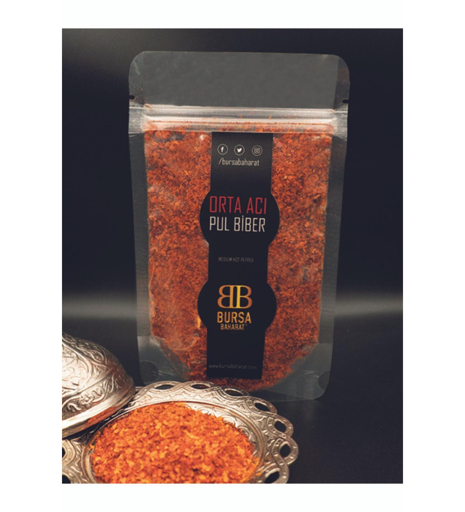 Bursa Spice Medium Hot Red Pepper 500 Gr