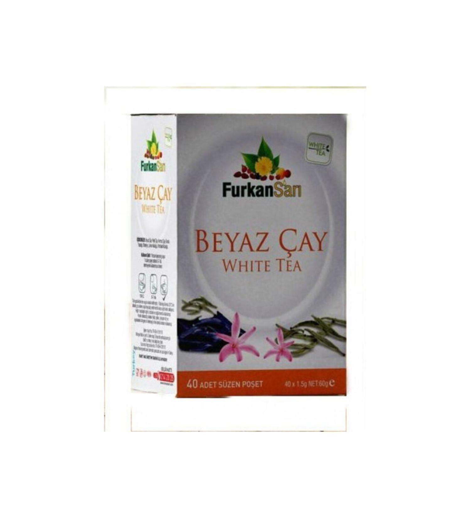 Furkan Sar Furkansar White Tea/white Tea 40 Pieces