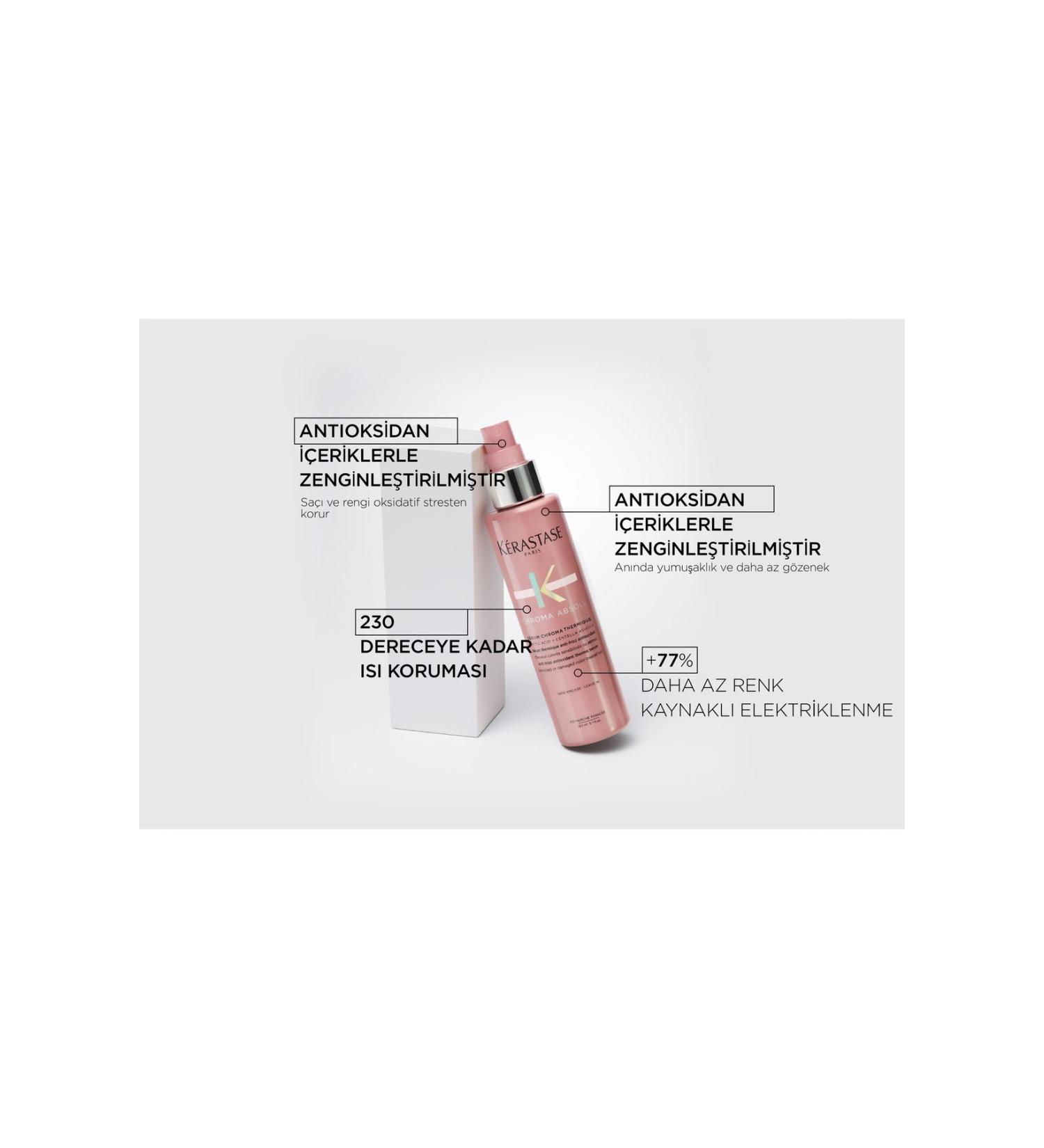 Kerastase Chroma Absolu Anti-Frizz Thermal Serum for Colored Hair 150 ml CYT121455478 - Buy Online on GoSupps.com