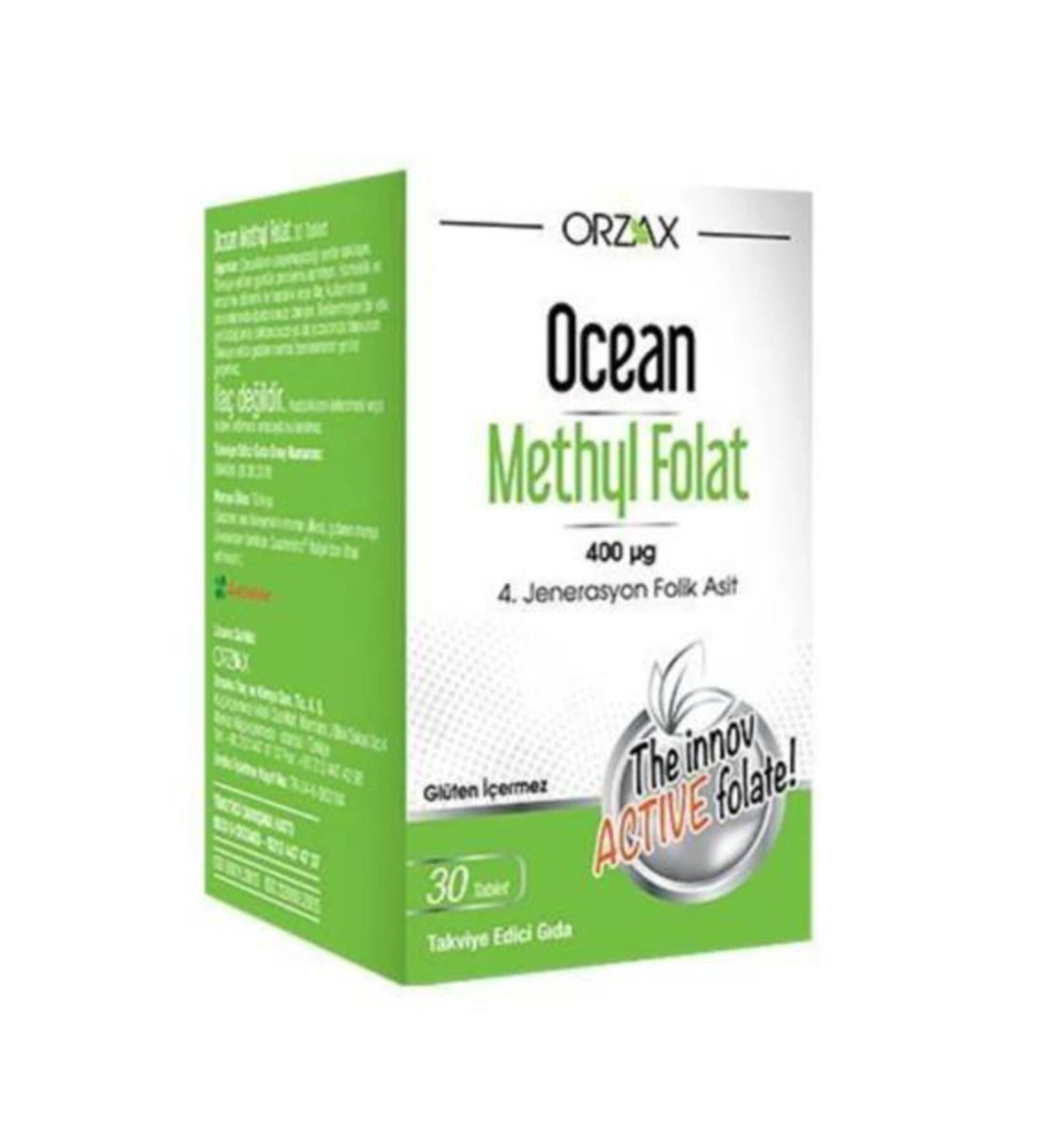 Ocean Methyl Folate 30 Tablets