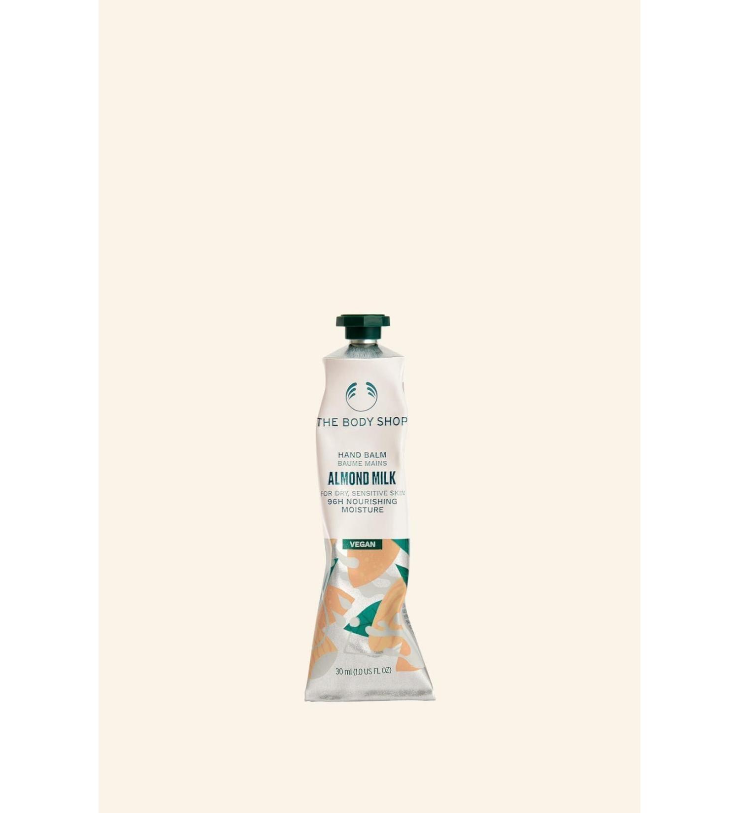 THE BODY SHOP Almond Milk Hand Balm Moisturizing Hand Cream 30 ml - Buy Online on GoSupps.com
