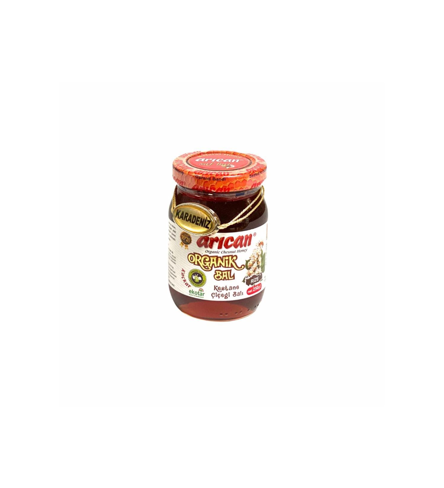 Ar can Organic Chestnut Blossom Honey 250 Gr.