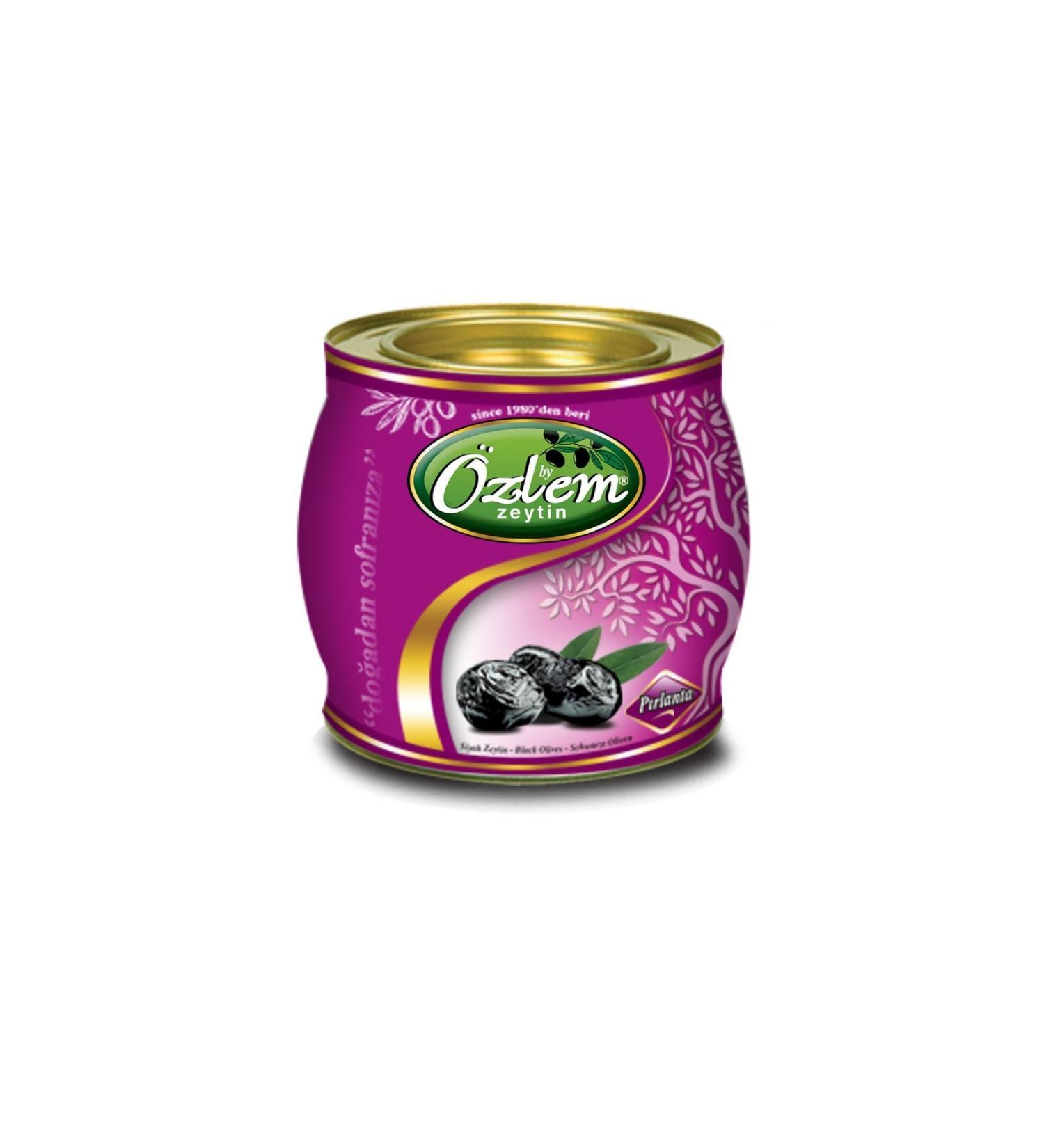 Ozlem Olive Ozlem P rlanta 2 Kg Tin Black Olives (321-350 KLB)