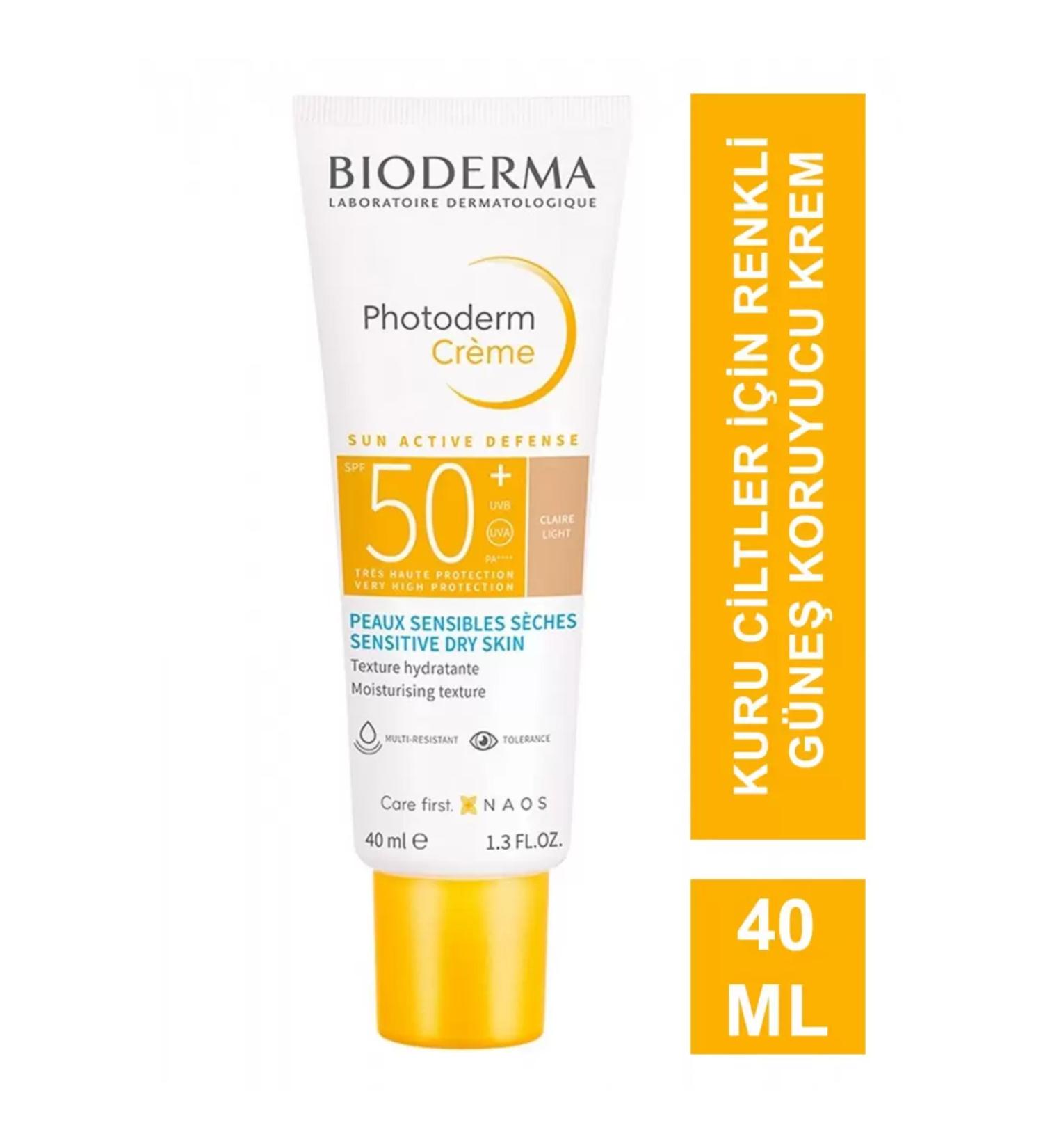 Bioderma Photoderm Creme High Protection SPF50+ Face Sun Cream for Dry Skin Colors 40 ml