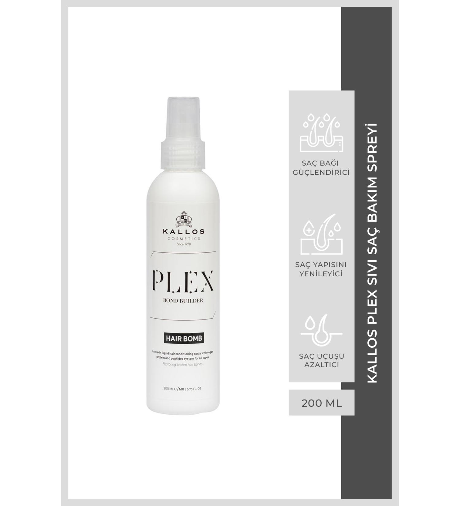 Kallos Cosmetics Kallos Plex Liquid Hair Care Spray 200 ML