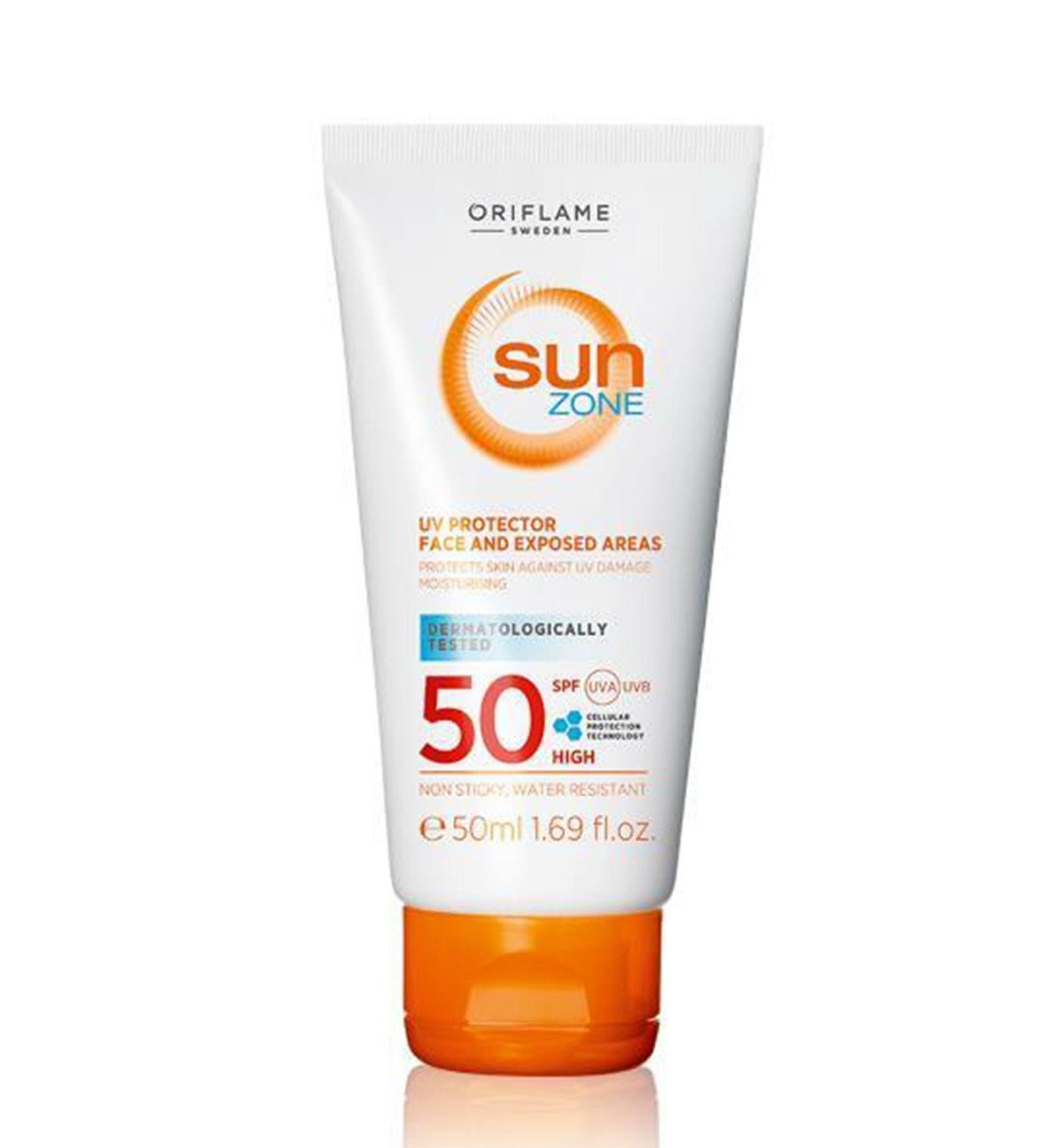 Oriflame Sun Zone SPF50 for Face and Overexposed Areas - 50 ml 5051205897356