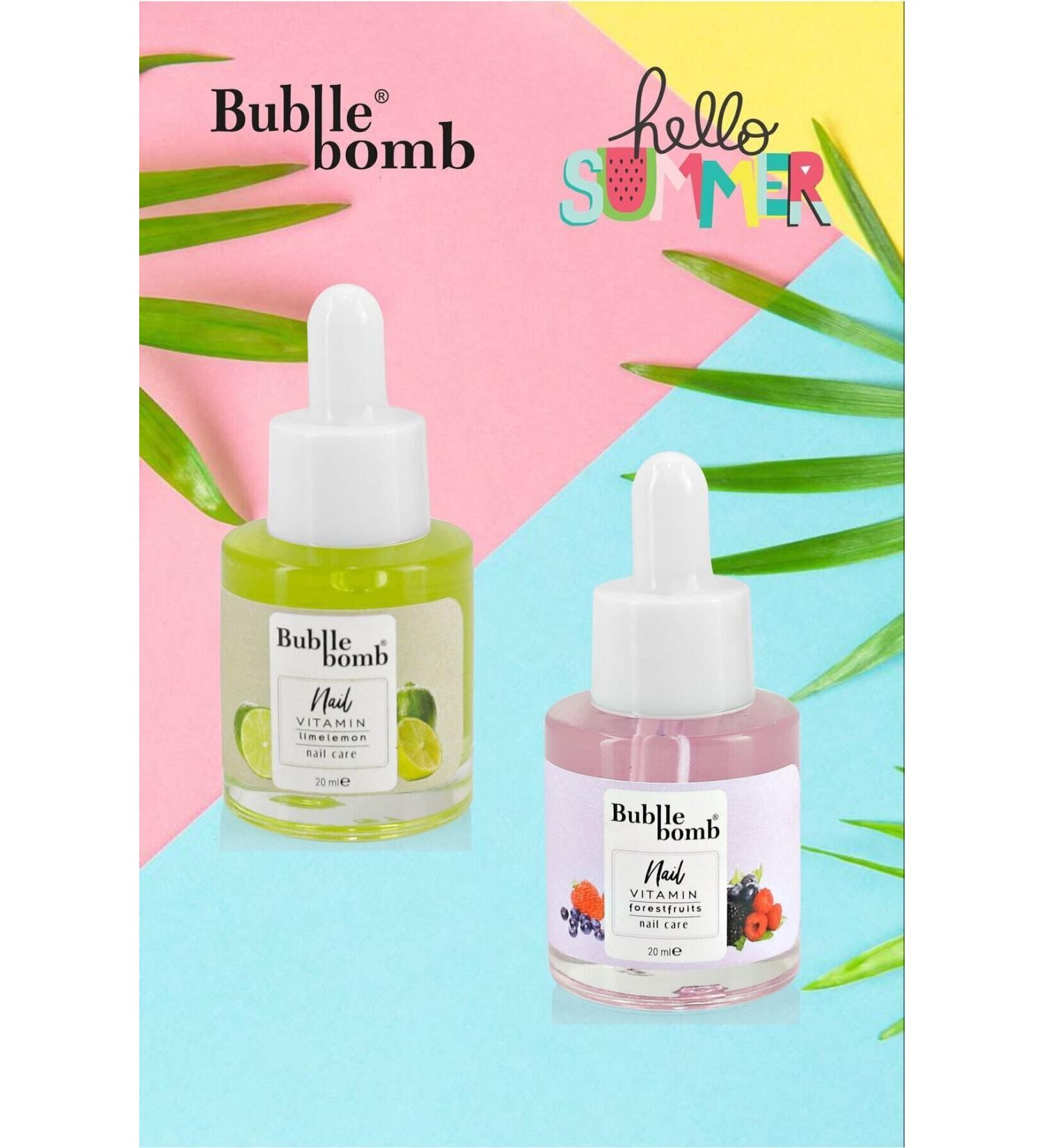 BUBBLEBOMB Nail Care Oil Vitamin Nail Oil Lime+forestfruits