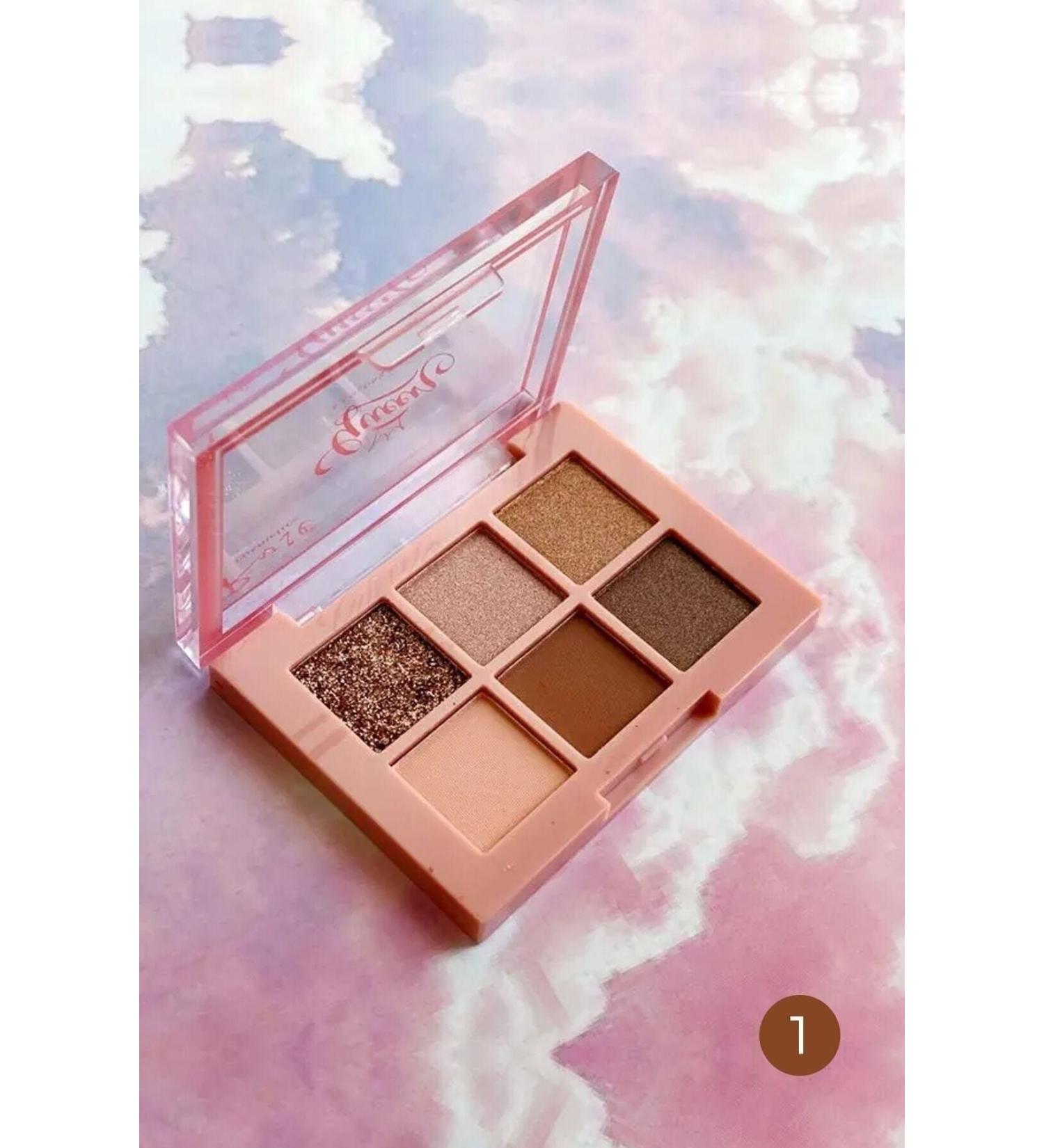 Roesia Rose Cosmetics Queen Mini Color 6 Eyeshadow Palette