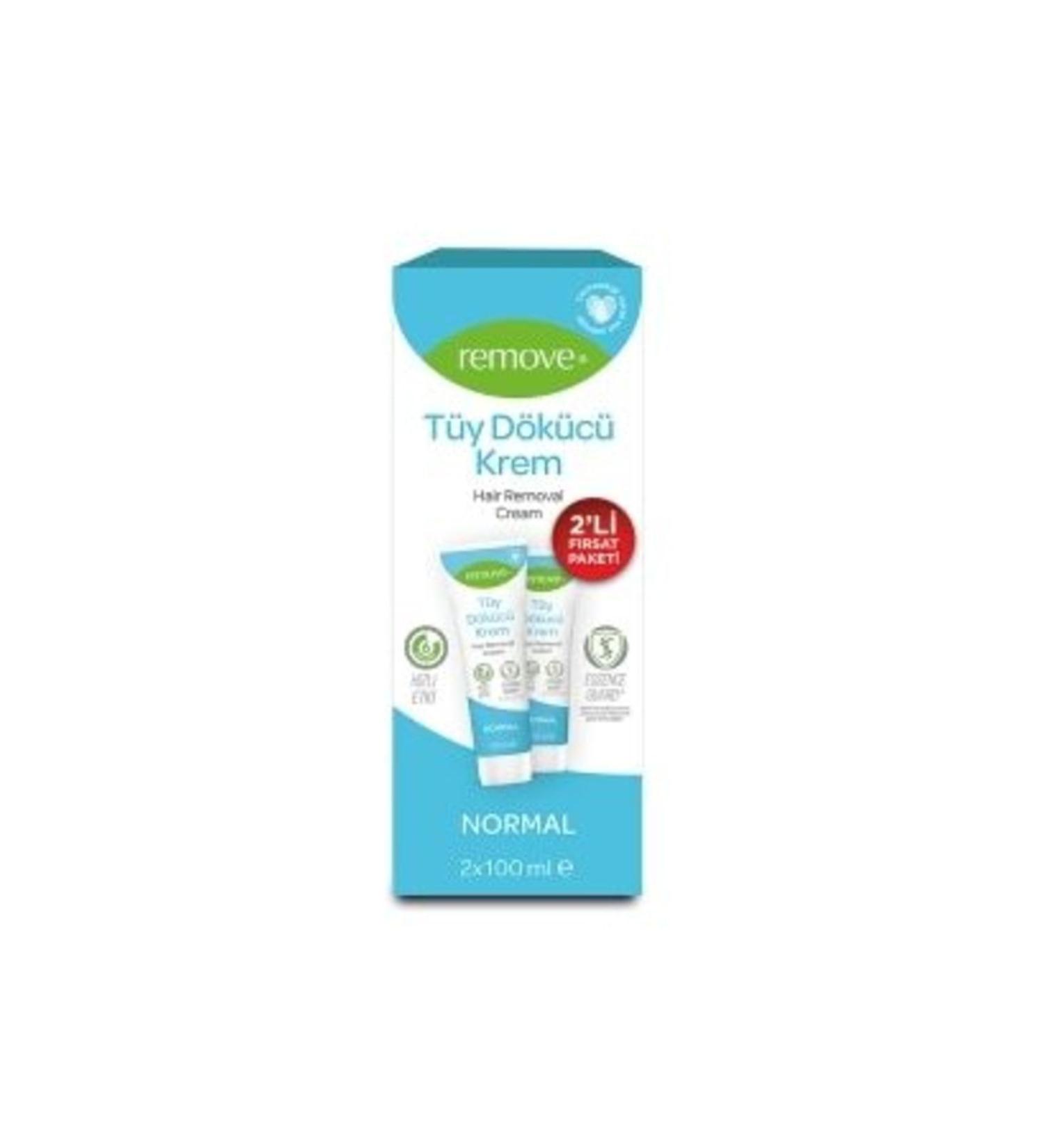 remove Normal Skin Hair Removal Cream 100 Ml + 100 Ml