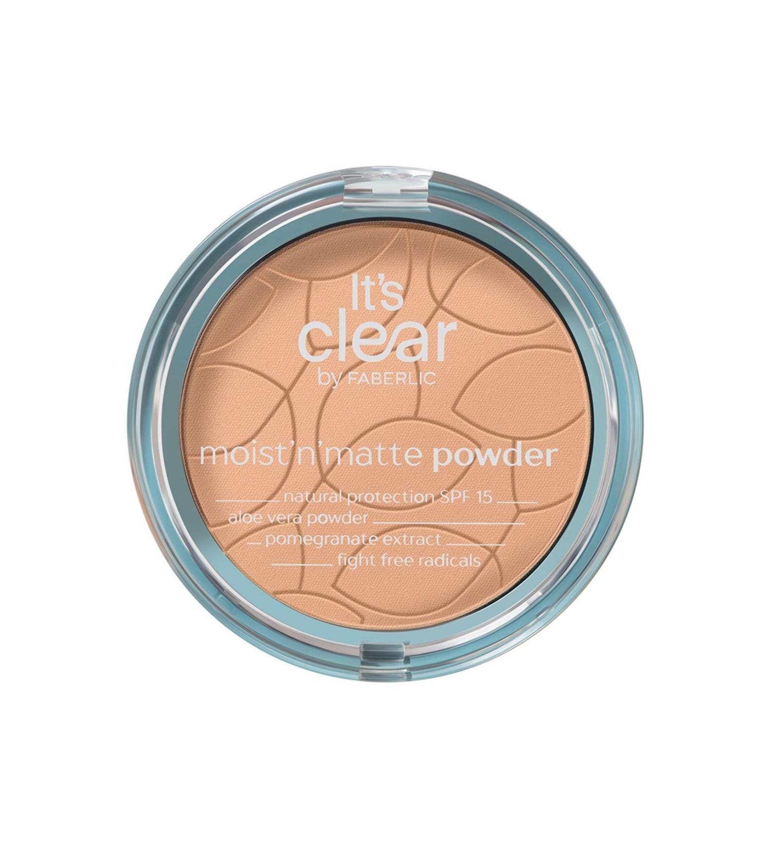 Faberlic Moist'n'matte Moisturizing Face Powder Shade "porcelain" - 7.0 Gr. - Buy Online on GoSupps.com