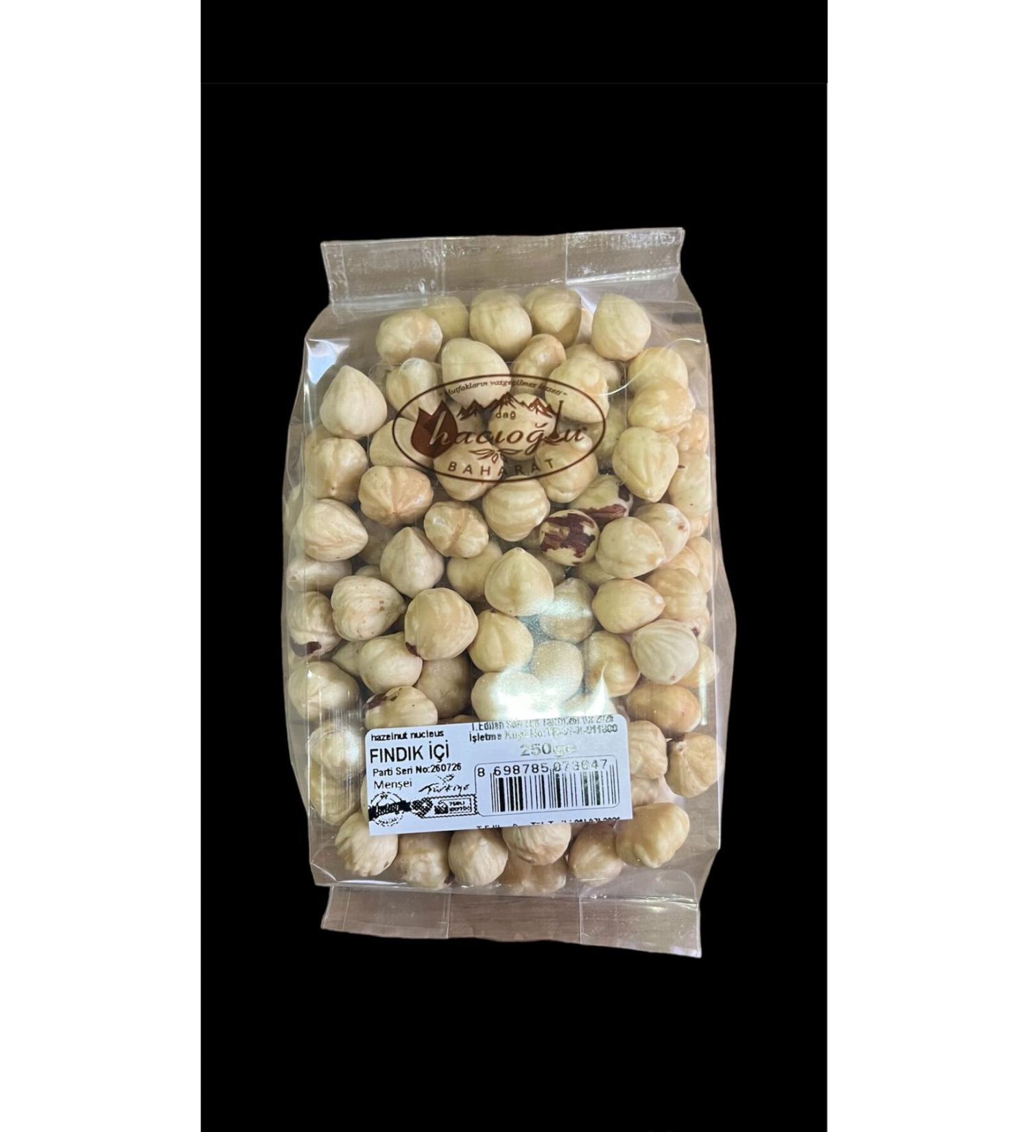 Hac o lu spice Hatay Local Hazelnuts Roasted 250 Gr - 1/4 Kg - Buy Online on GoSupps.com