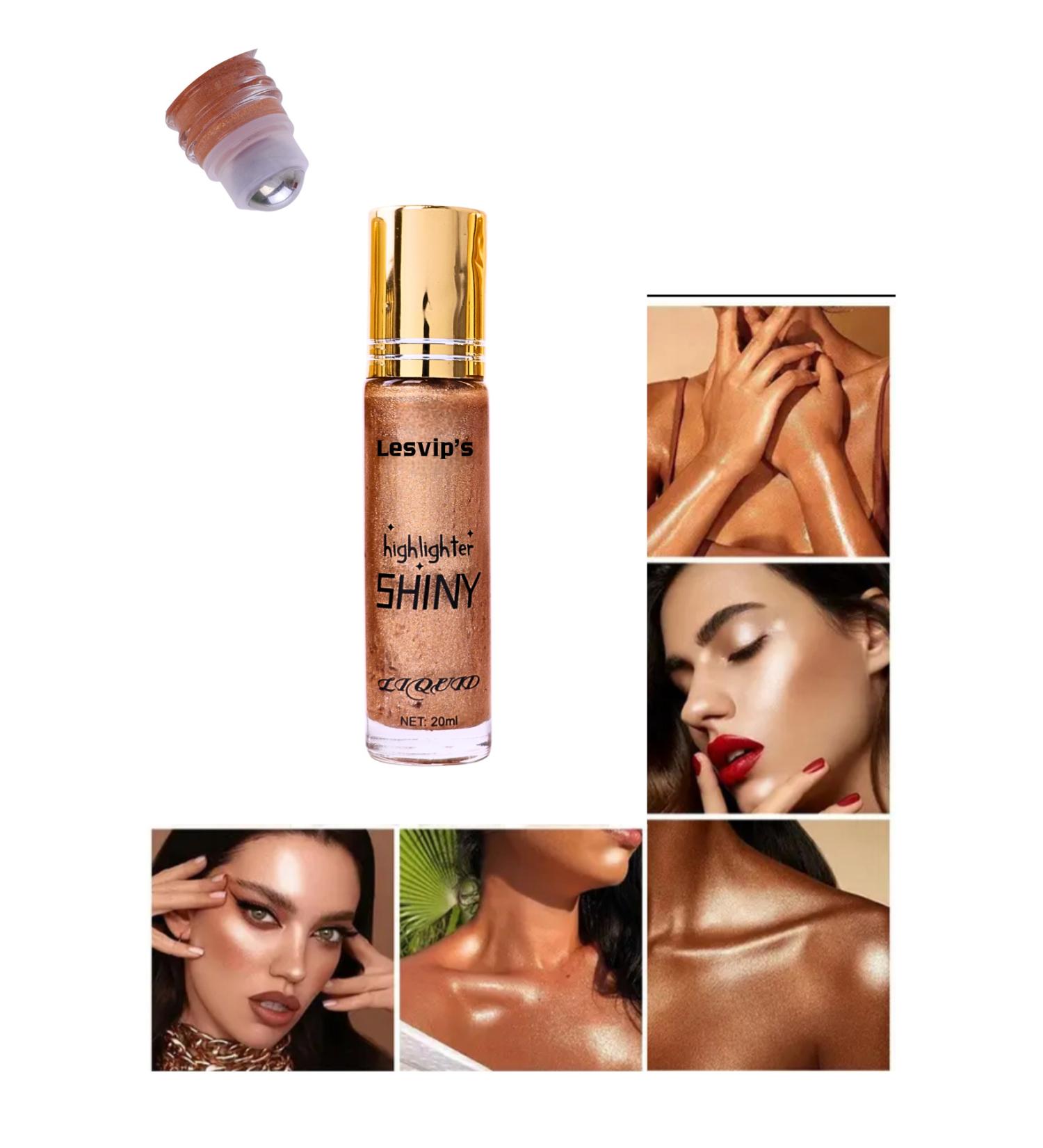 Lesvip's Roll-on Liquid Highlighter Shining Face & Body Illuminator 20ml - Buy Online on GoSupps.com