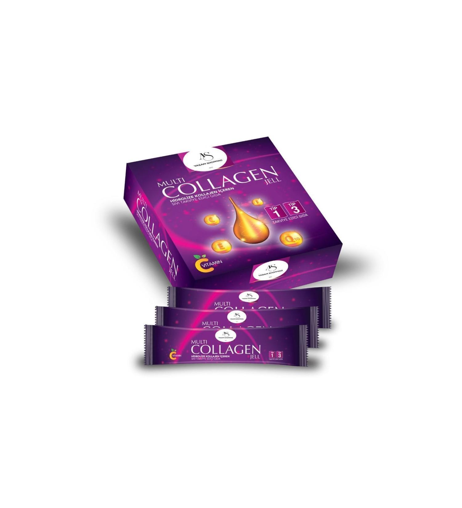 As Ya am Shopping Multi Hydrolyzed Liquid Collagen (Type 1--3) 14 Day Dose