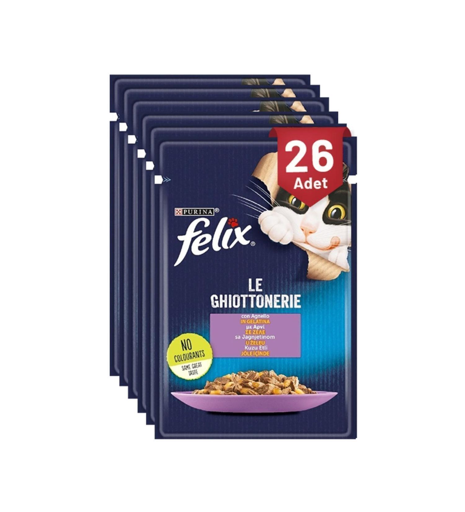 FELIX Felix Lamb Meat Cat Wet Food 85 gr X 26 Pieces