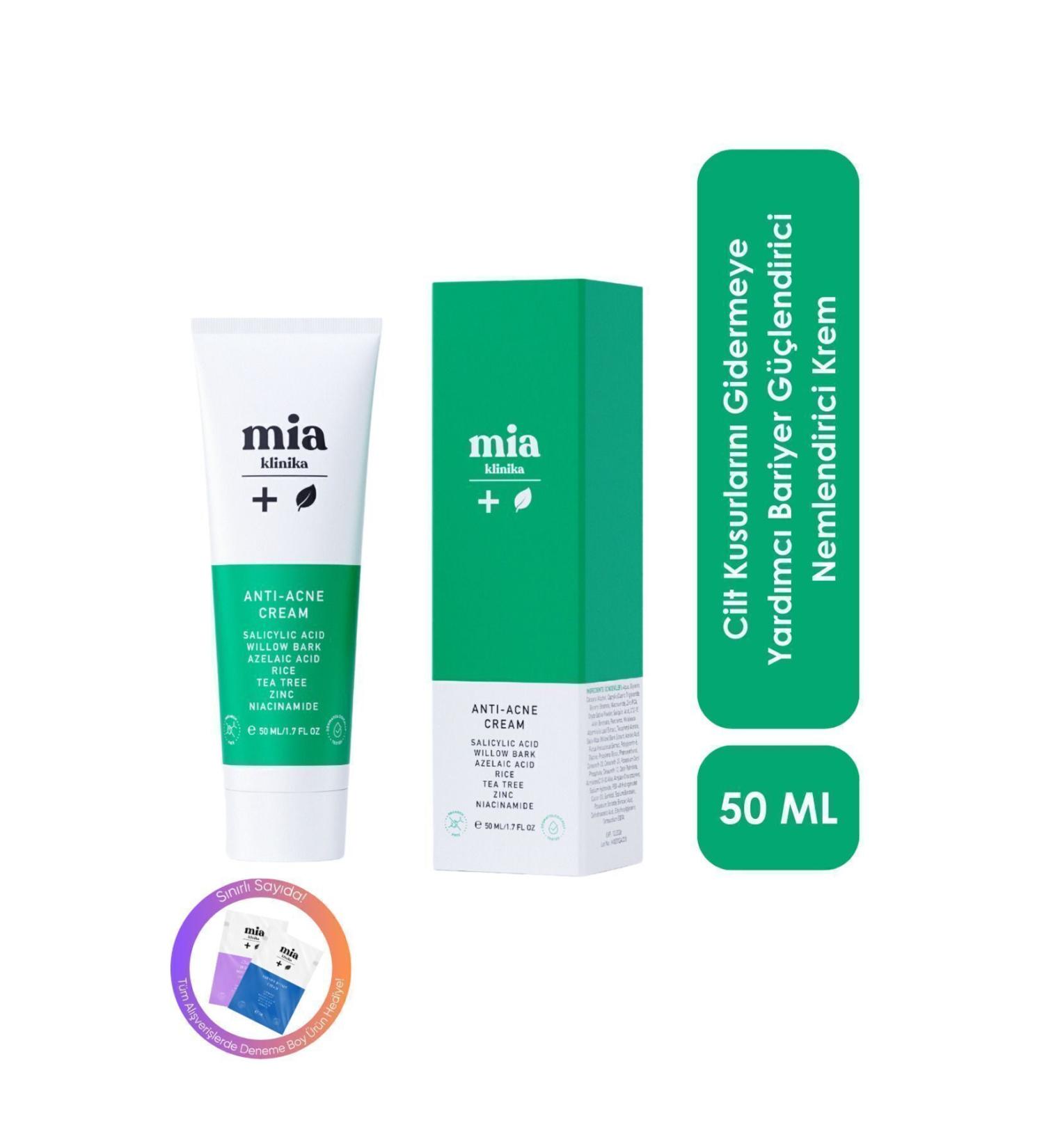mia clinica Acne Reducing Barrier Strengthening Moisturizing Cream for Oily Skin - Buy Online on GoSupps.com