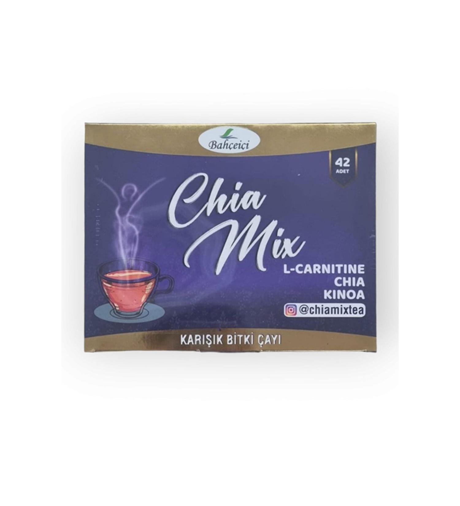 Bah e i Chia Mix L- CARNITIN Mixed Herbal Tea 42 Pieces