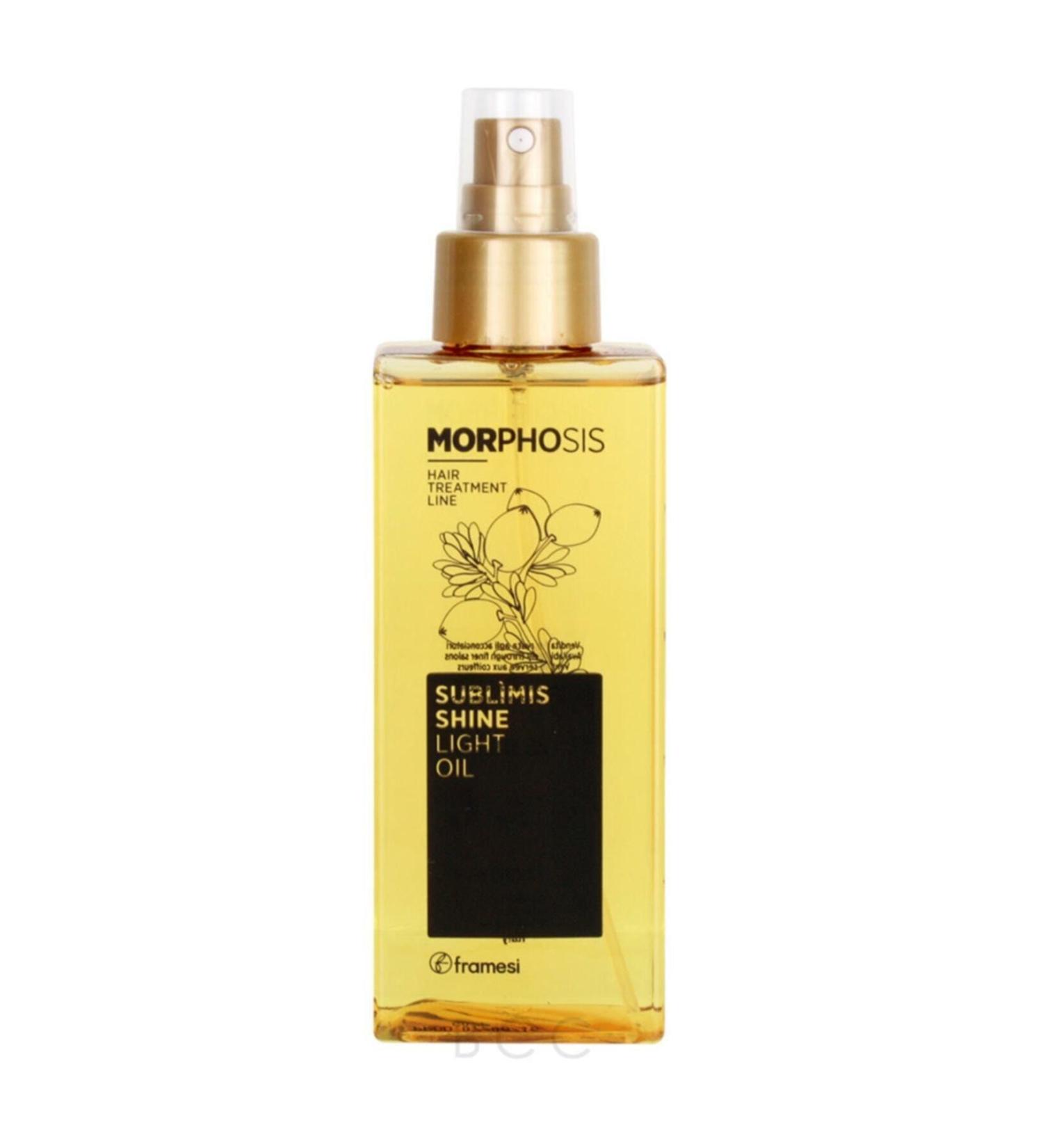 Framesi Morphosis Hair Treatment Line Sublimis Shine Light Oil 125ml