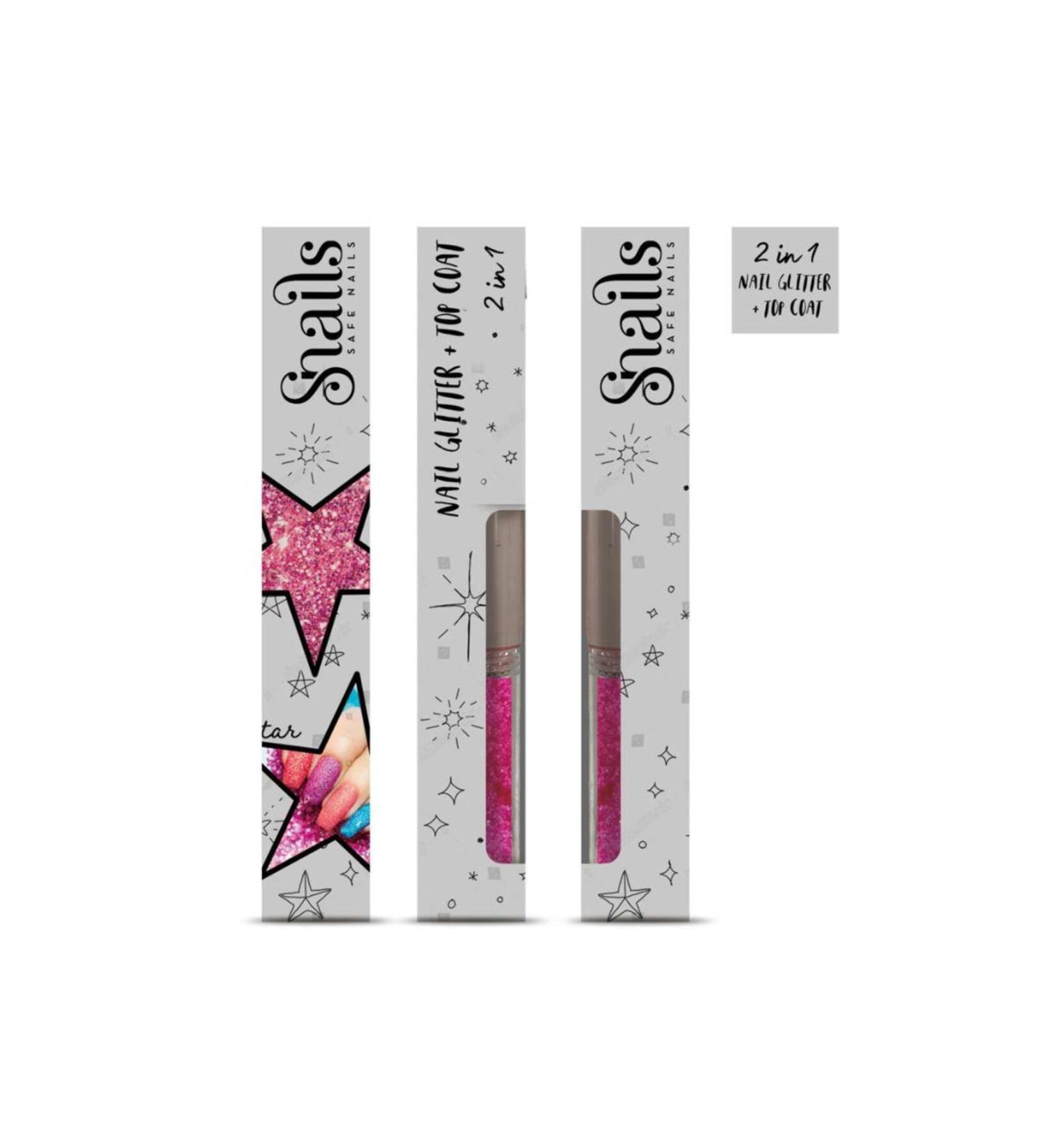 Snails Glitter Nail Glitter 2-in-1 Magic Dust Pink