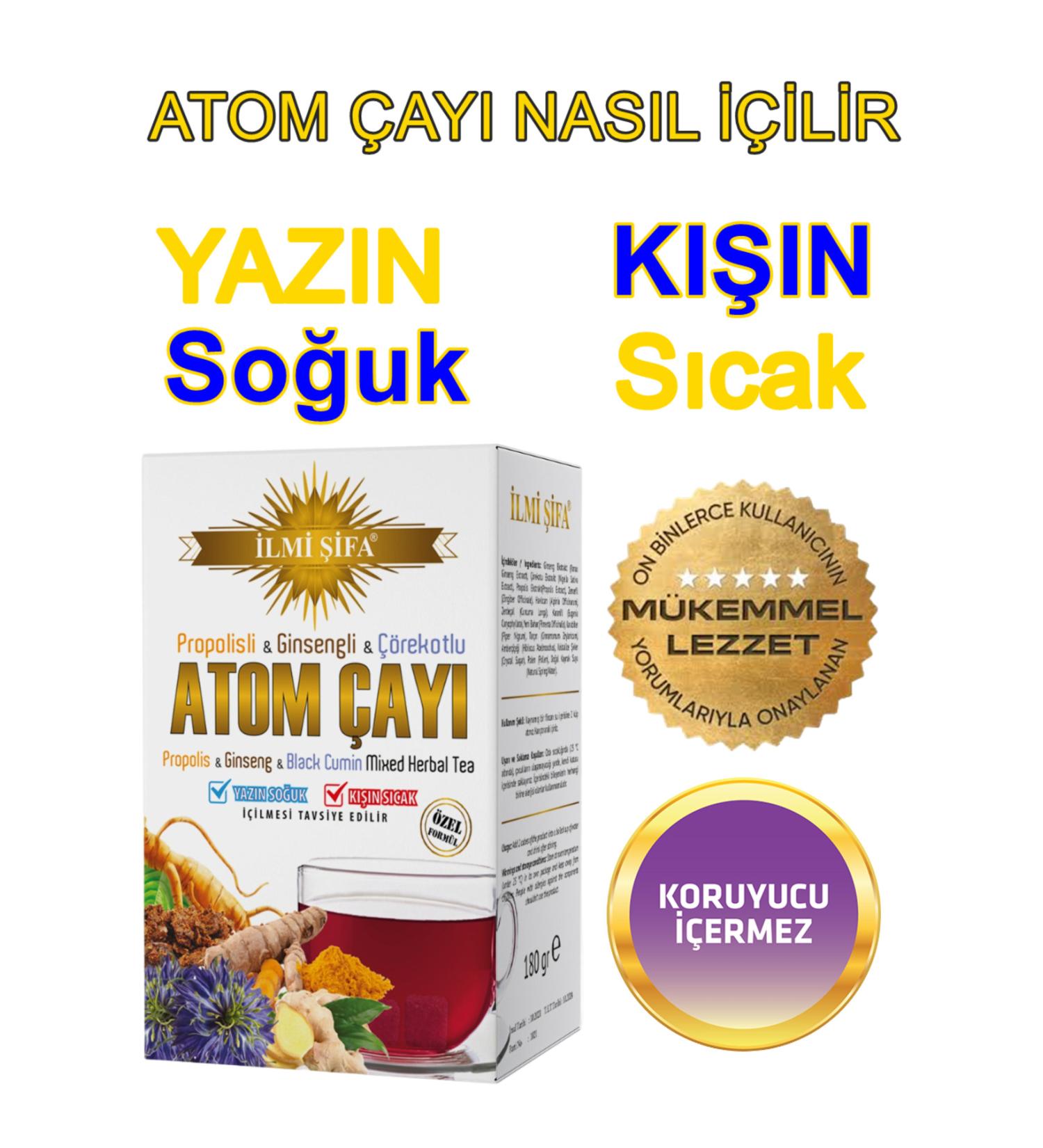 KNOWLEDGE OF HEALING Atom Tea 180 gr (INVITALIZING REGENERATING AND SUPPORTING) - Buy Online on GoSupps.com
