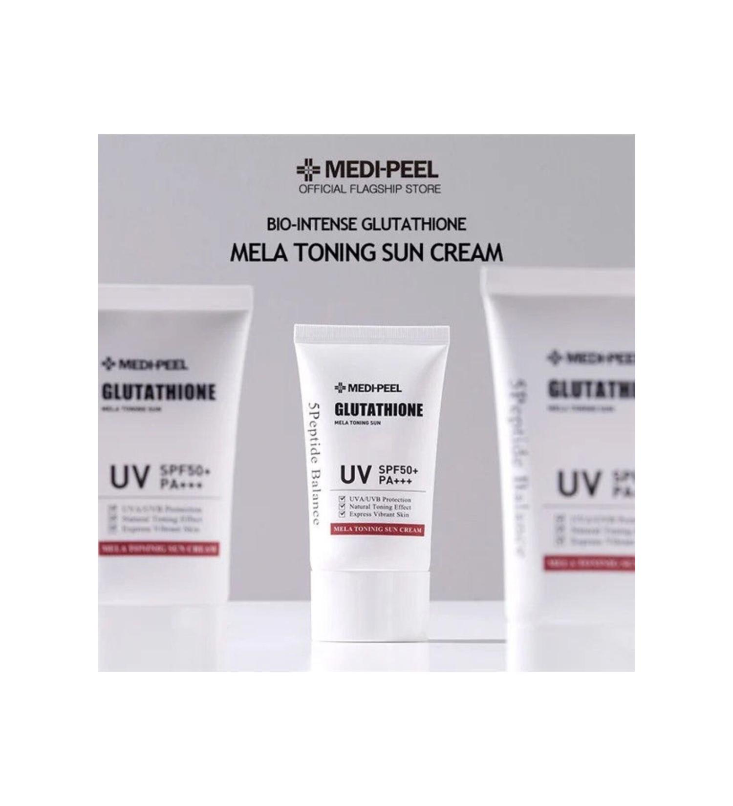 Medipeel Medi-Peel Bio-Intense Glutathione Mela Toning Sunscreen SPF 50+ PA++++ UV - Buy Online on GoSupps.com