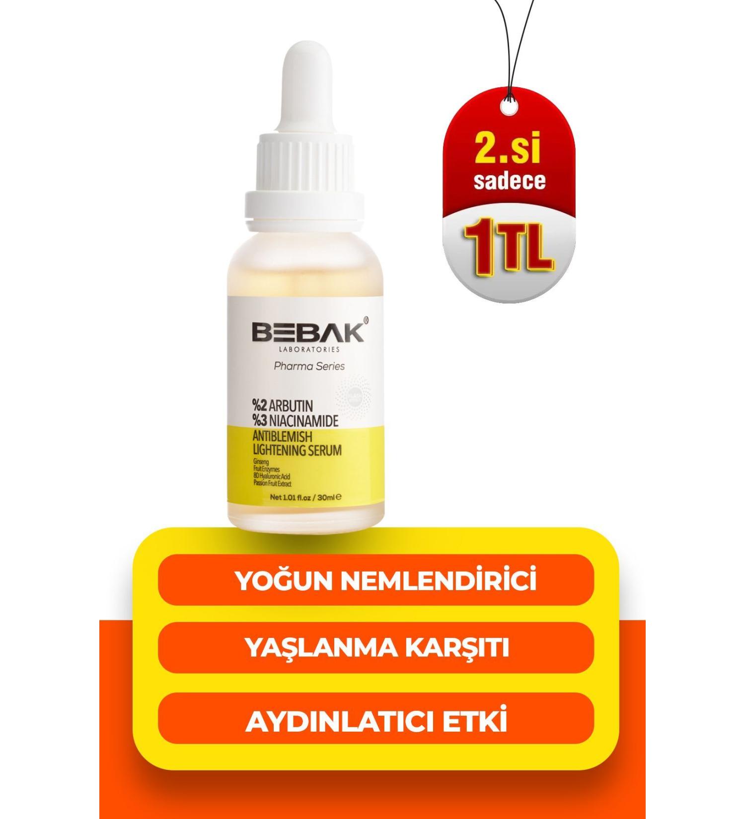 Bebak Pharma Skin Tone Equalizer Brightening Arbutin Serum 2% Arbutin 3% Niacinamide Serum 30ml - Buy Online on GoSupps.com