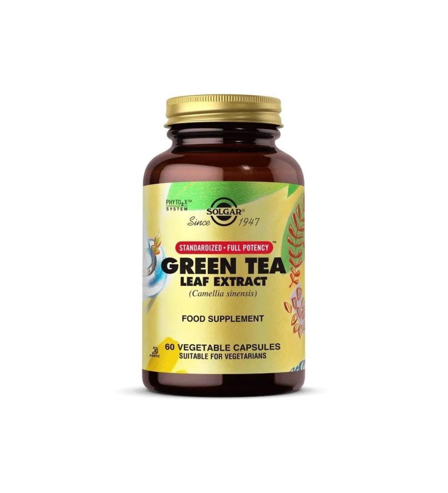Solgar Green Tea Leaf Extract 60 Tablets