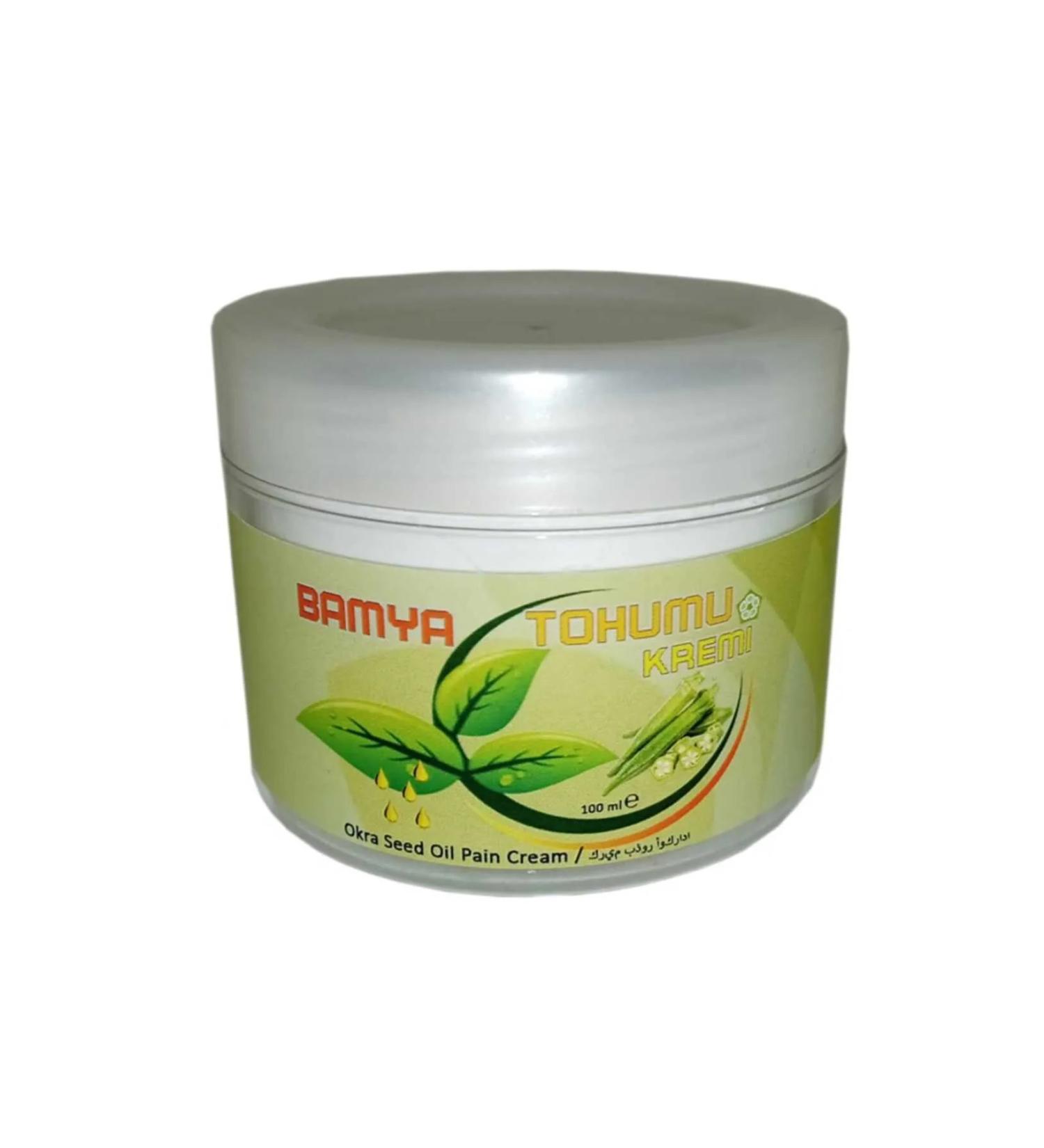 Meby Store Okra Seed Cream Developed for All Body Pains 100 ML