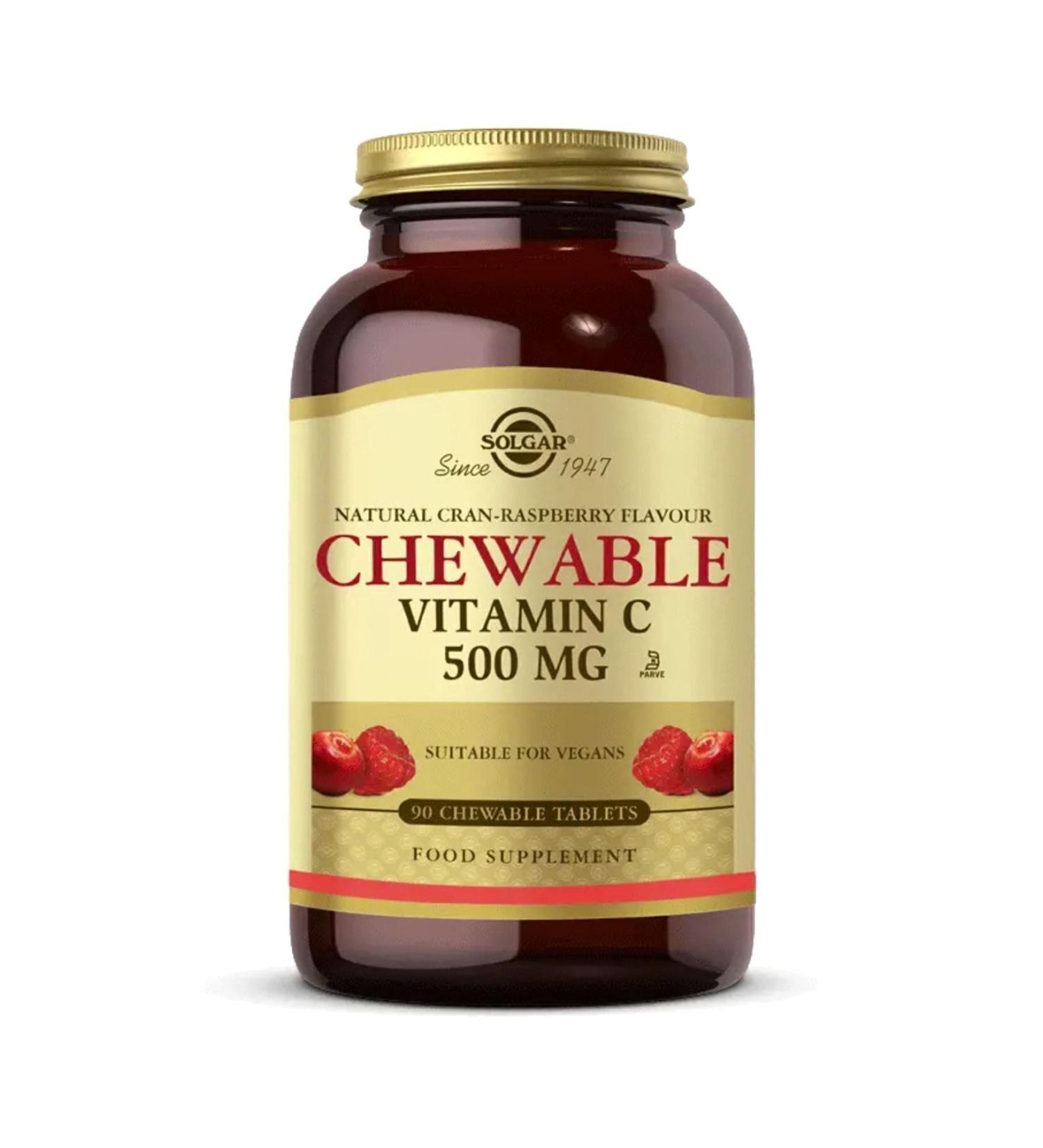 Solgar Chewable Vitamin C 500 mg 90 Chewable Tablets
