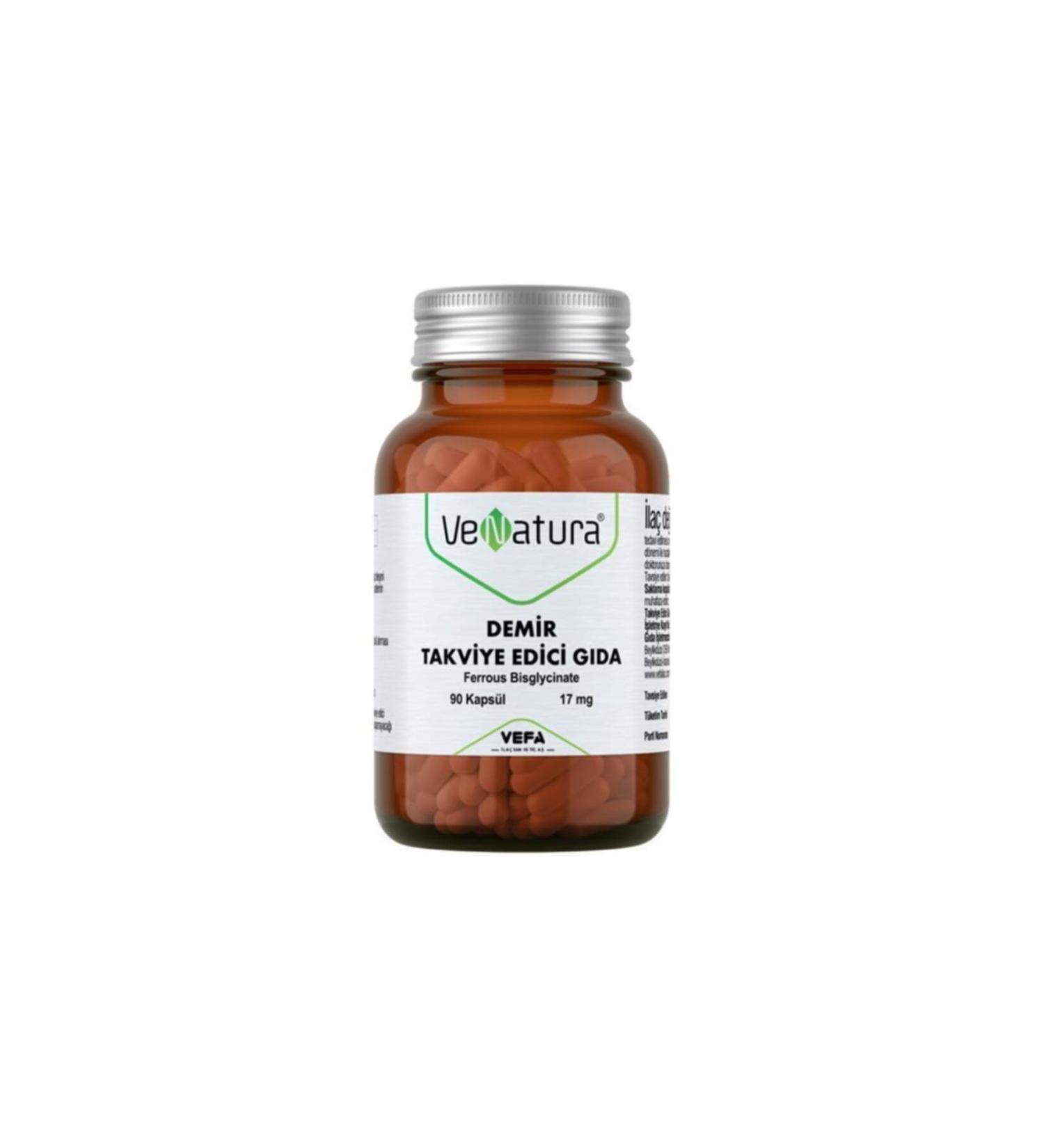 Venatura Iron Bisglycinate 90 Capsules