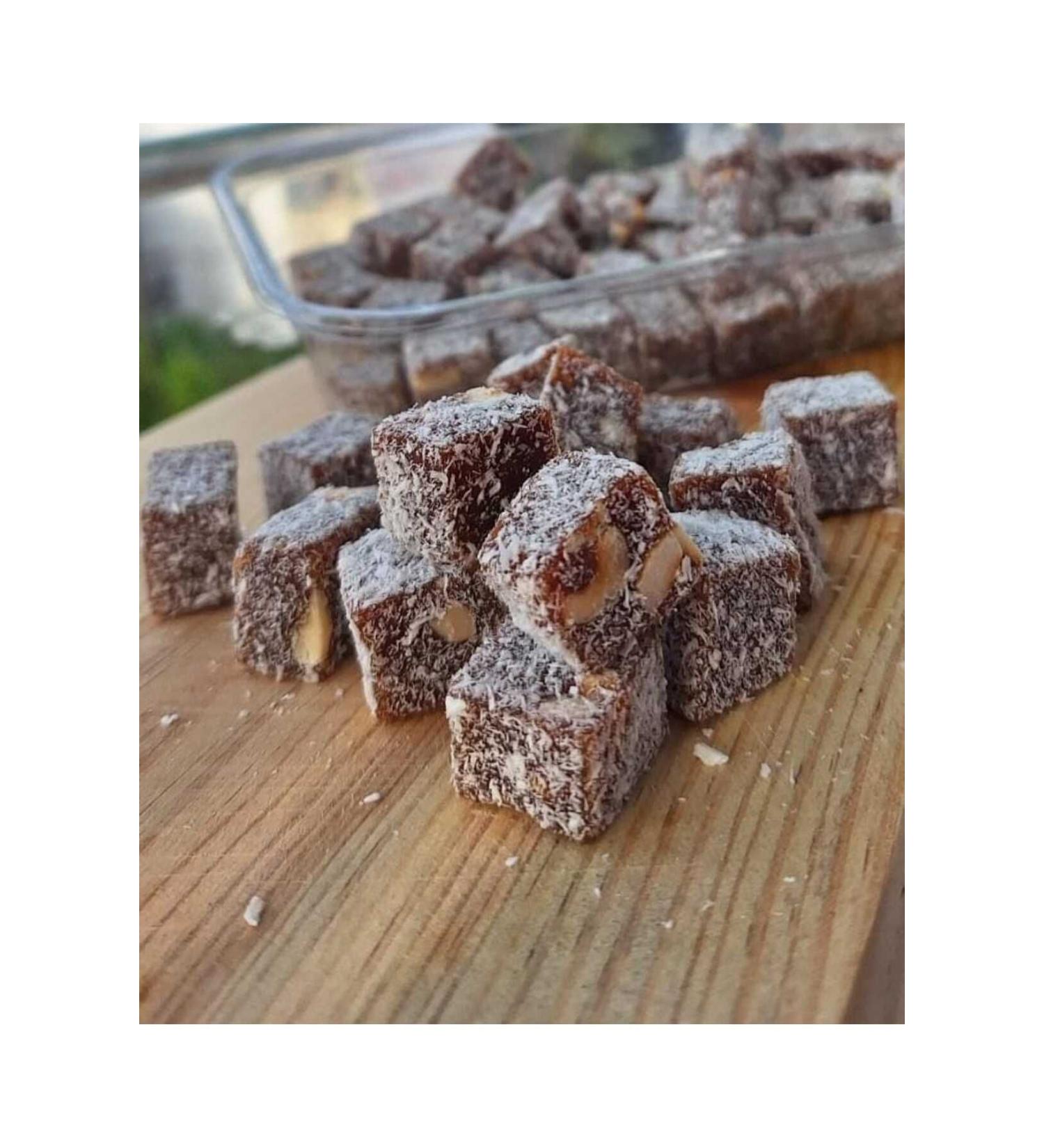 Lokum Hatay organic market 500 GR TURKISH DELIGHT WITH PLENTY OF HAZELNUTS