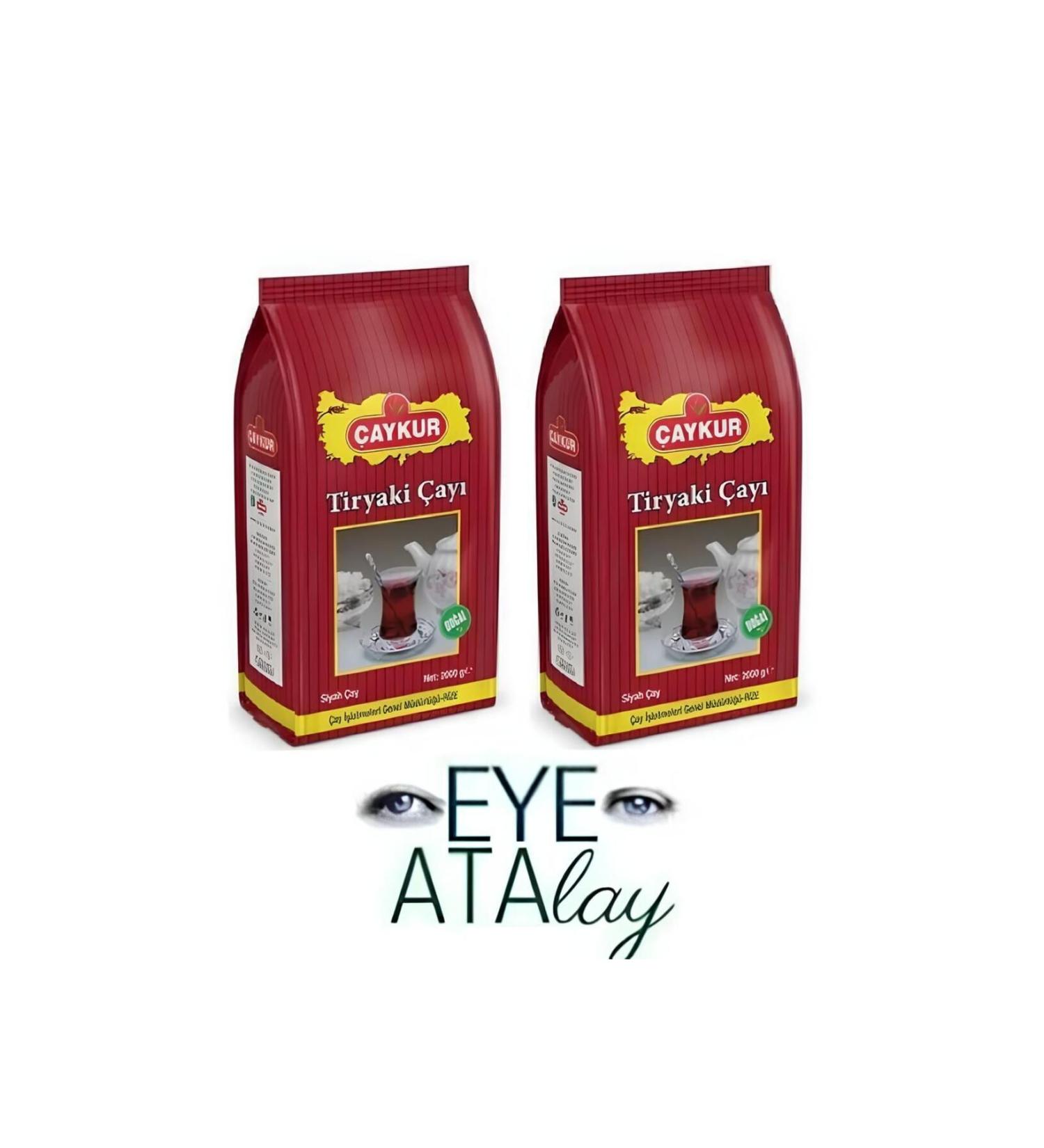 aykur Tiryaki Loose Tea 2000 gr X 2 Pieces